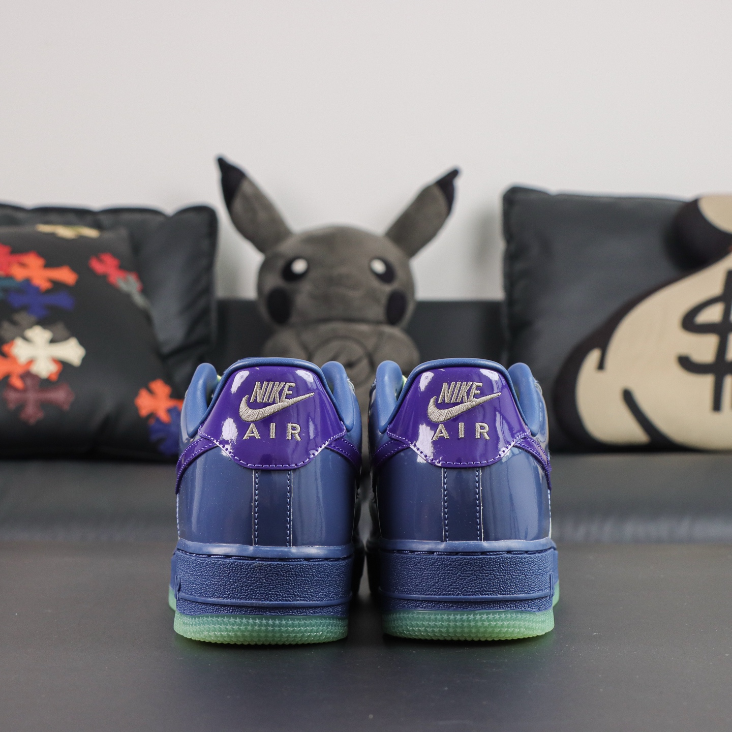 NK AIR Force 1 Low 空军一号漆皮 蓝色 SF半纯原生产线出品 独家全新2026档案数据 原厂Sades NK AIR Force 1 Low 空军一号漆皮 蓝色 SF半纯原生产线出品 独家全新2026档案数据 原厂Sades