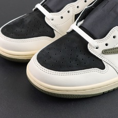 Jordan × Travis Scott Air Jordan 1 Low 倒钩5.0 Medium Olive 黑 Jordan × Travis Scott Air Jordan 1 Low 倒钩5.0 Medium Olive 黑