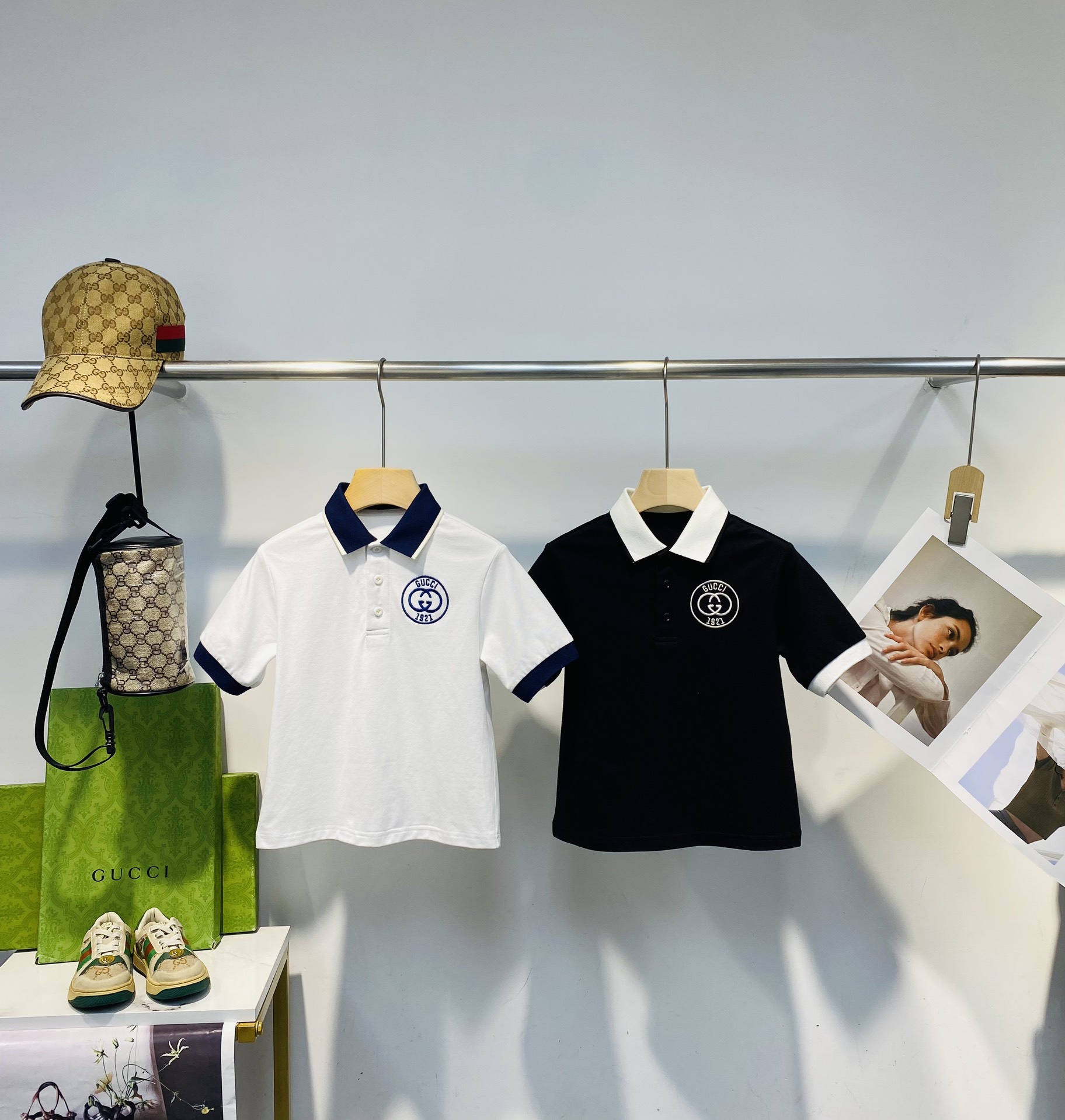 Gucci Ropa Polo Camisas y blusas Bordado Niños Algodón Colección de verano