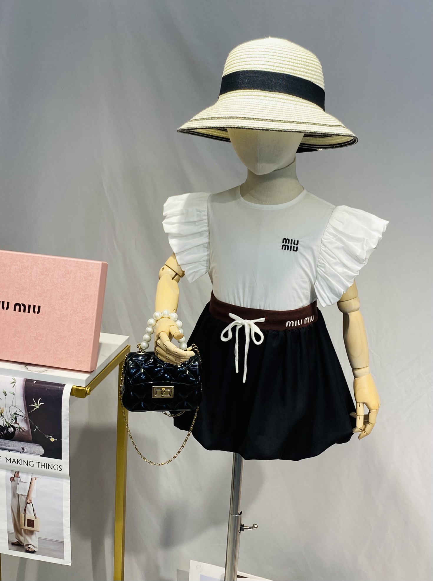 Elegant Children's Two-Piece Set: Shirt & Skirt - High Quality, Unique Design 6 i1715233790 1969 1
