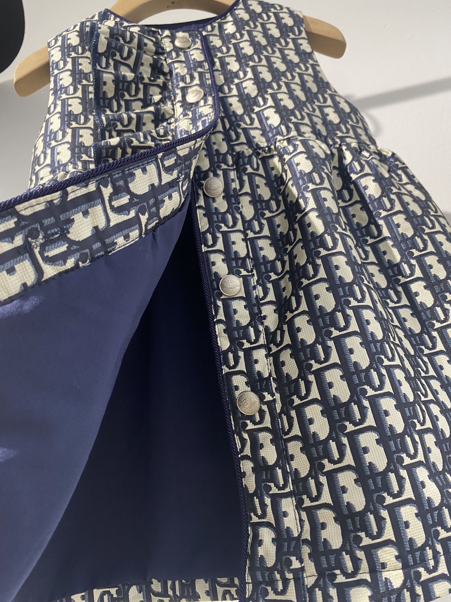 Girls' Laser Cut Denim Dress - Spring Fashion, High-Quality, Blue, Sizes 100-150 7 i1721978518 4596 6