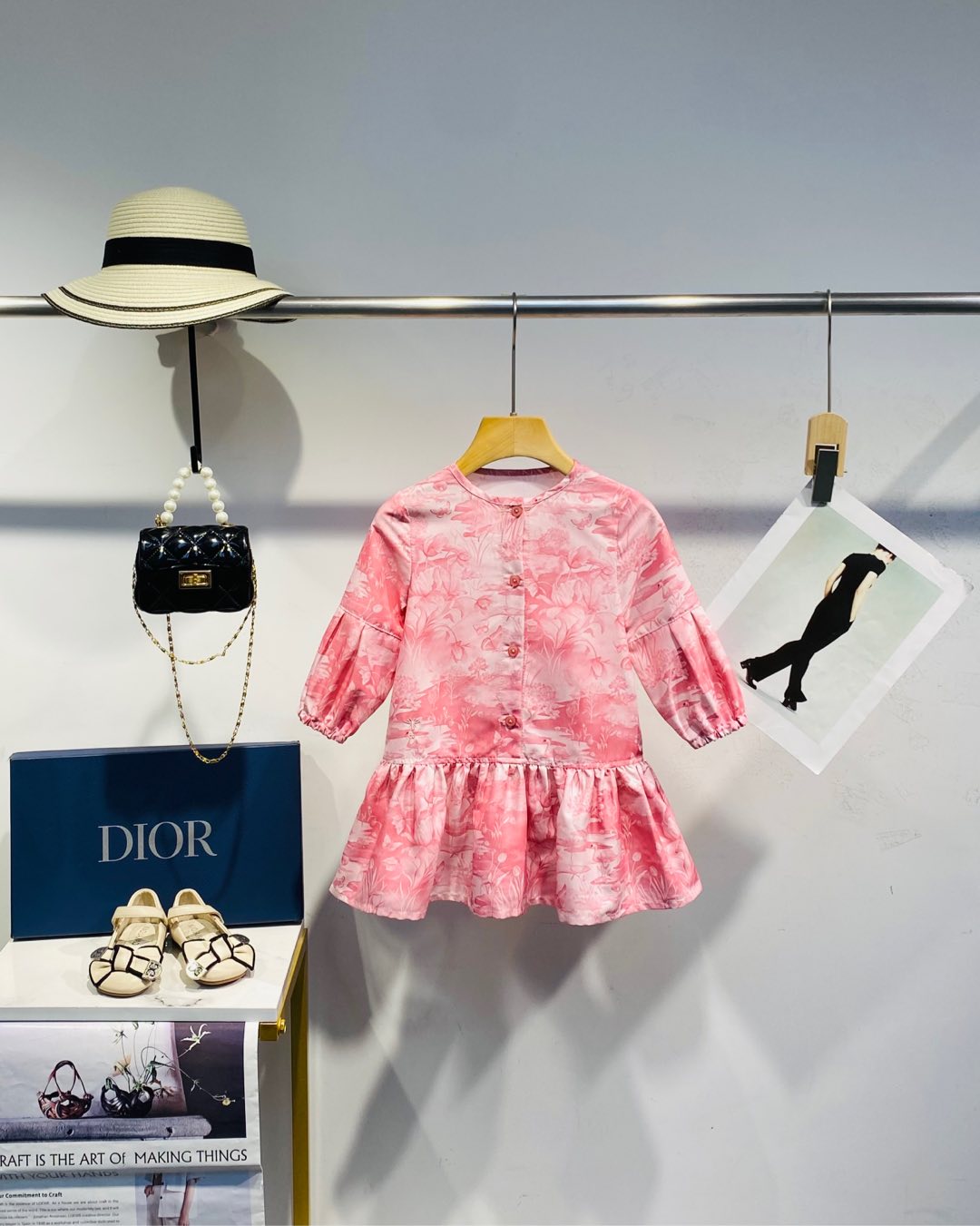 @118 sin descuento Ropa infantil de alta gama 2025 primavera/verano nuevo vestido Dior 👗～ Tejido de alta calidad, esta…