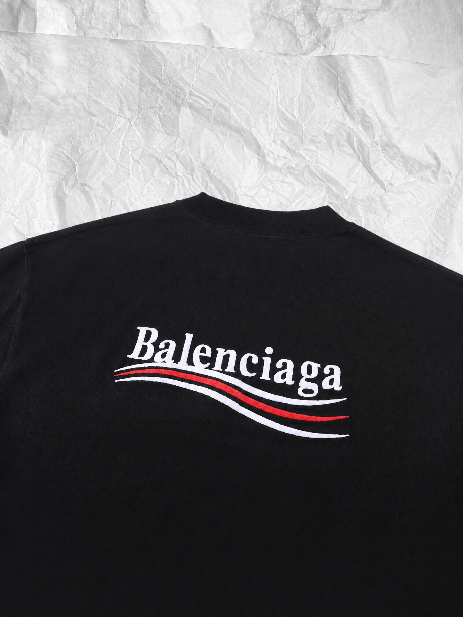 Balenciaga BAL LOGO 可乐刺绣短袖