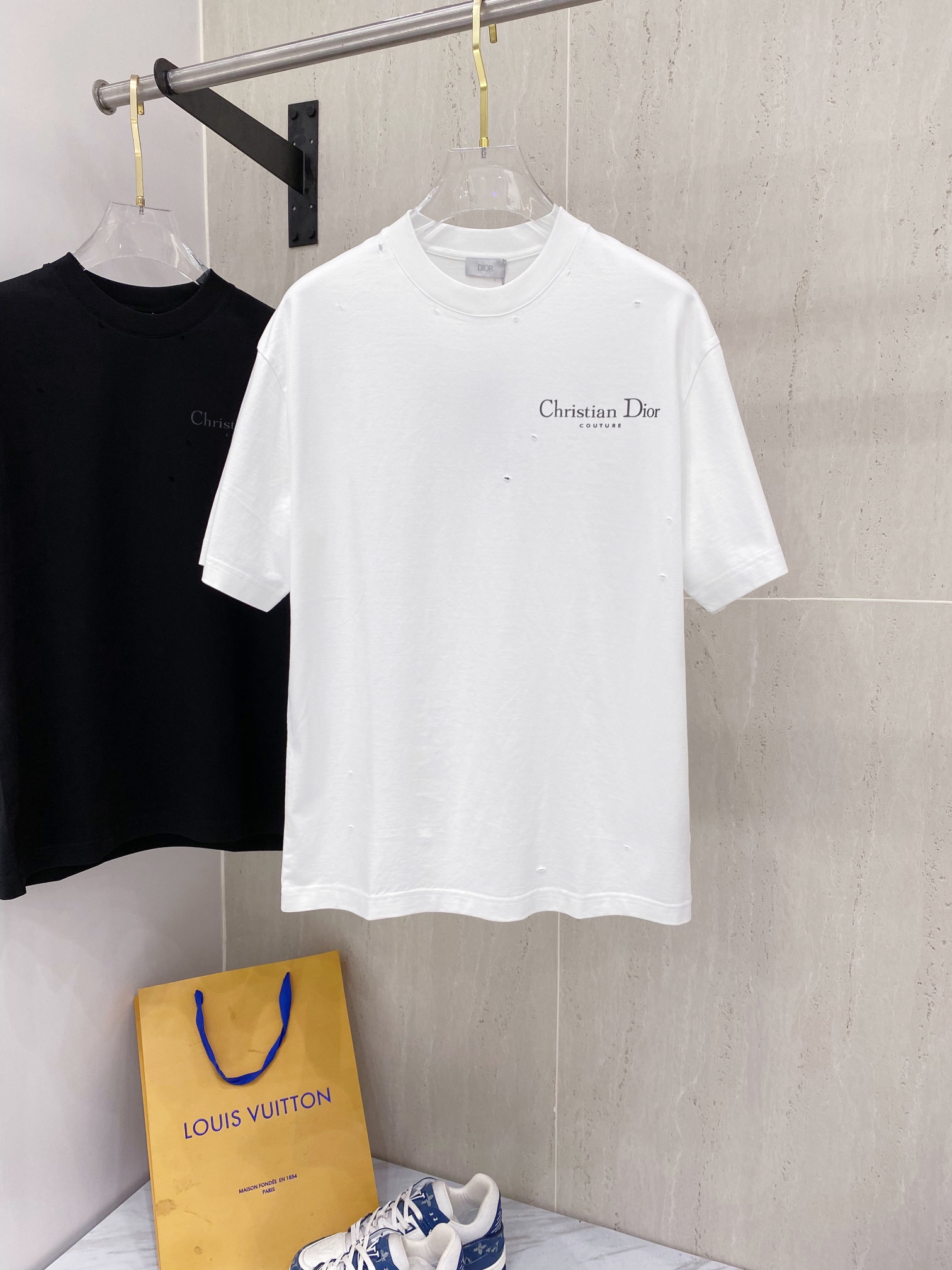 Dior Clothing T-Shirt Unisex Short Sleeve