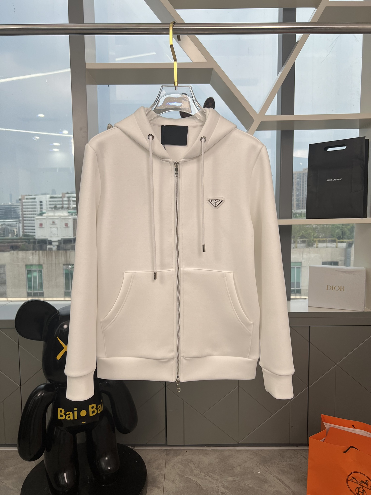 Buy best quality Replica
 Prada Clothing Coats & Jackets Black White Cotton Fall Collection Fashion Casual