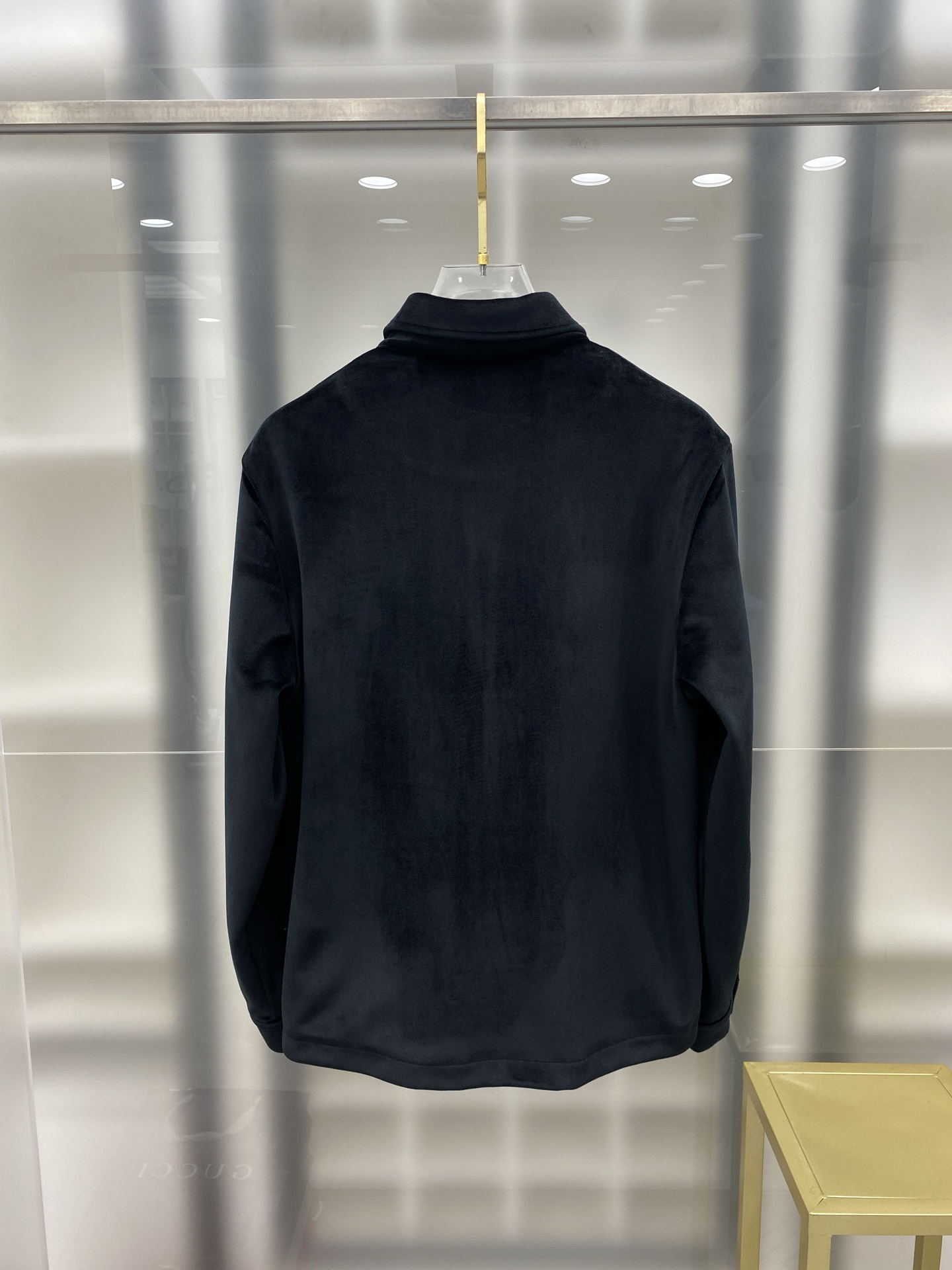 普拉达 25SS丝绒丹宁横须贺夹克●正品35500购入开发●7*7斜纹植绒布●人丝里布●定制1：1链子●