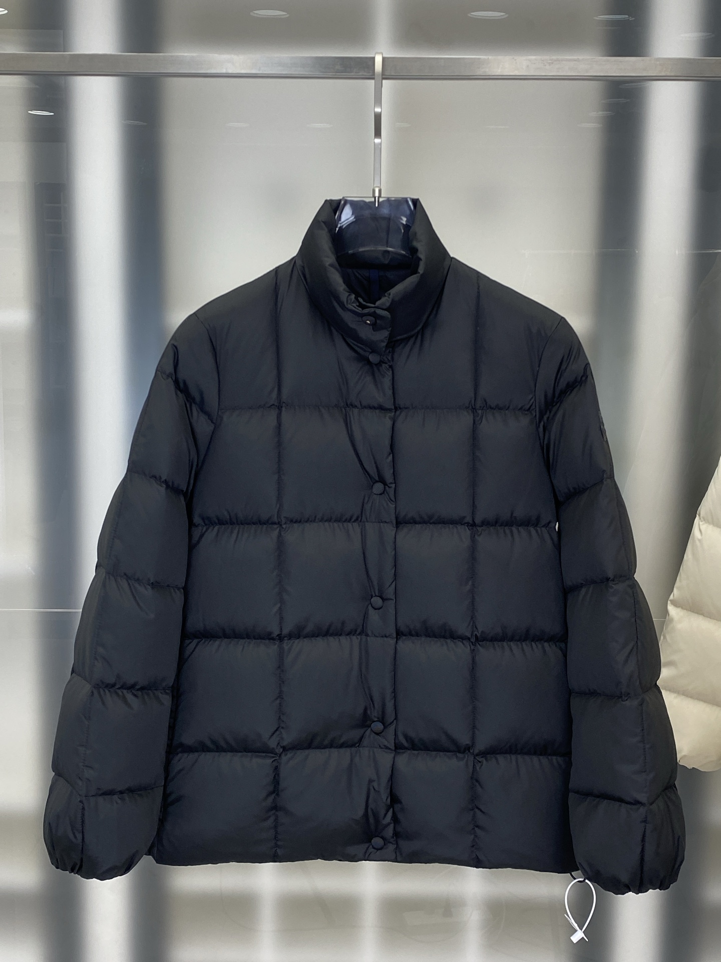 Moncler Black Stand Collar Puffer Jacket