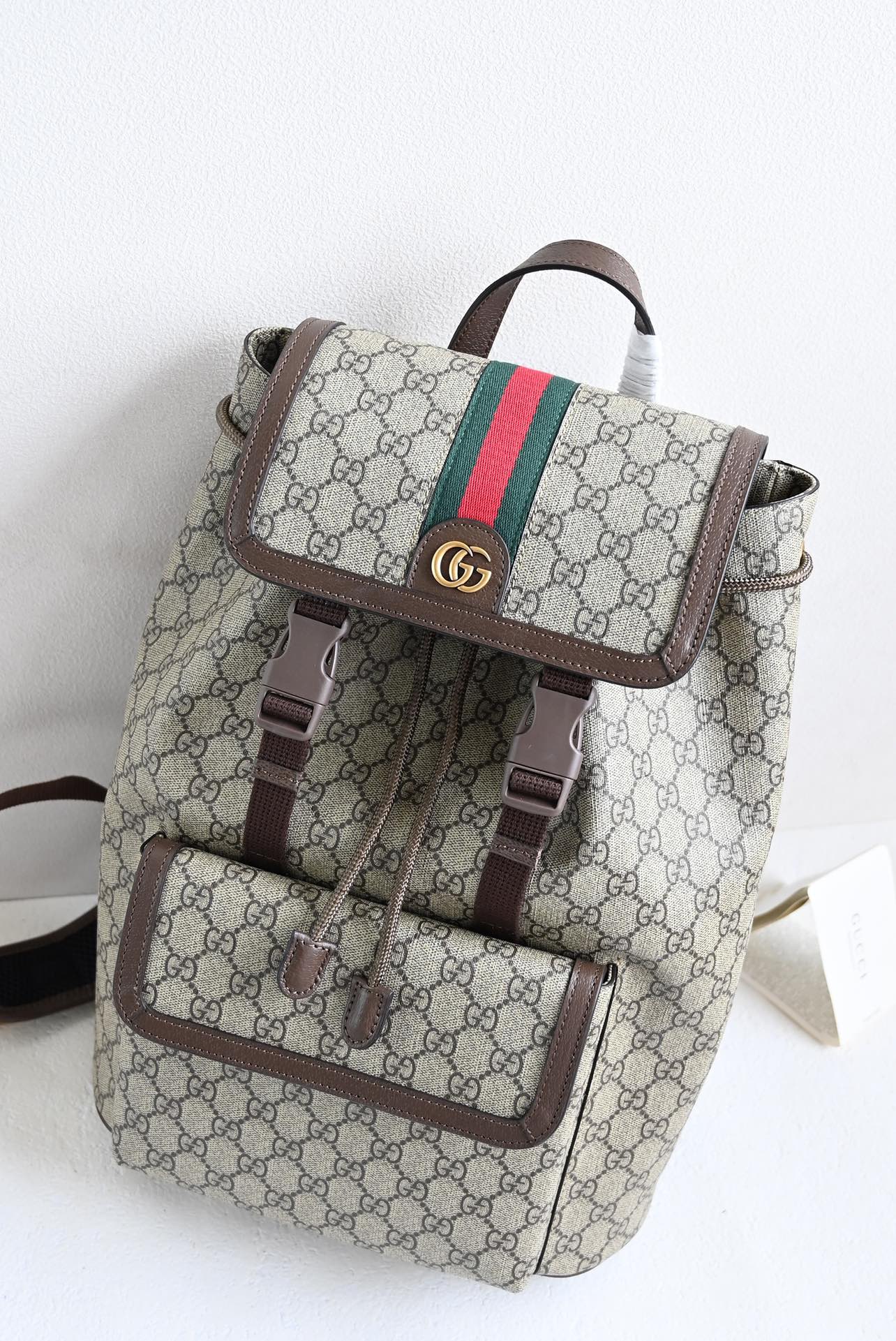 Gucci Matched counter [24 new products launched] Ophidia series small GG backpack. Men's bags from the Ophidia collection, including mini cross-b
