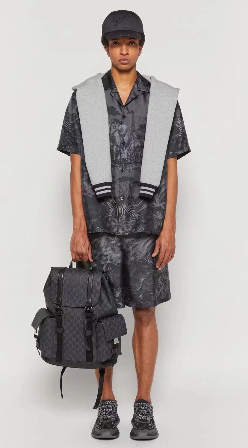 Upper body pictureGucci backpack