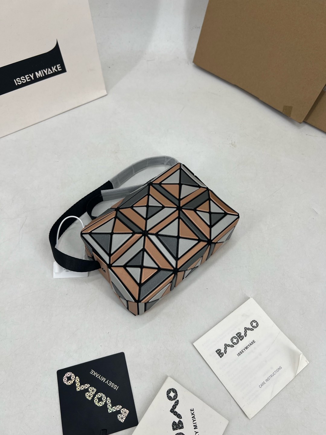 Issey Miyake BAO BAO Cupid Small Crossbody Bag - Gray Khaki Colorblock 5 i1735572764844 5800 0 3