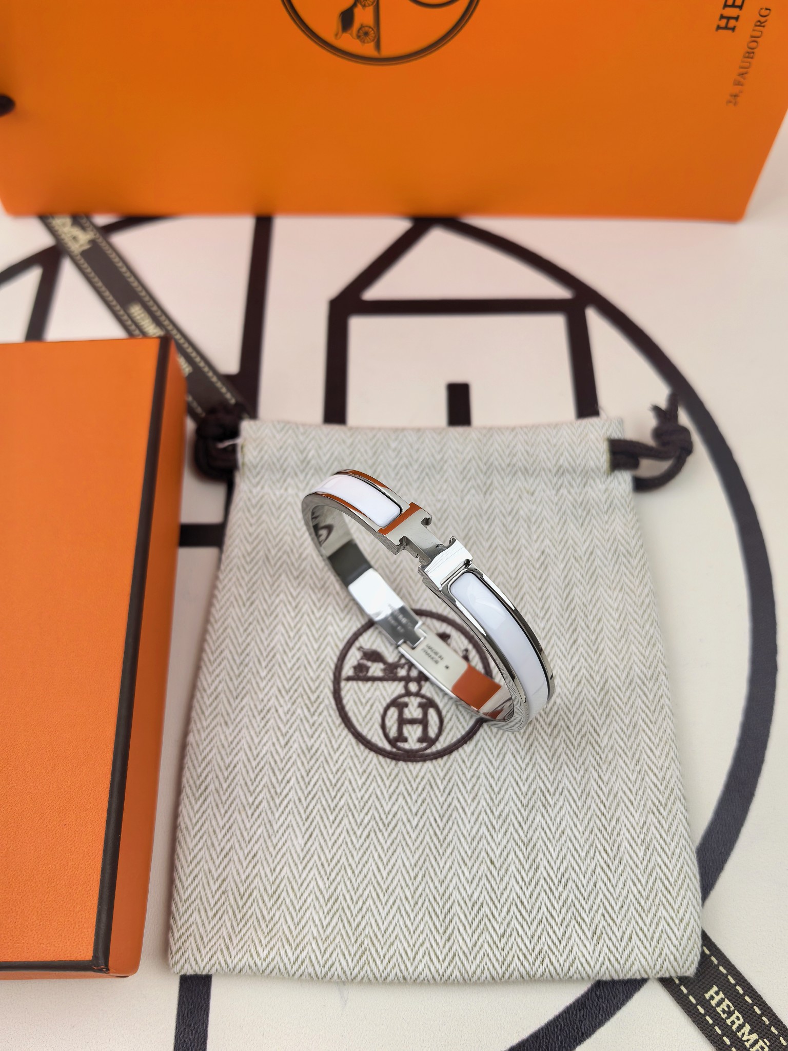 爱马仕 Hermès 高定典藏传世高定珠宝耳环项链戒指首饰 #DB6A047C 3