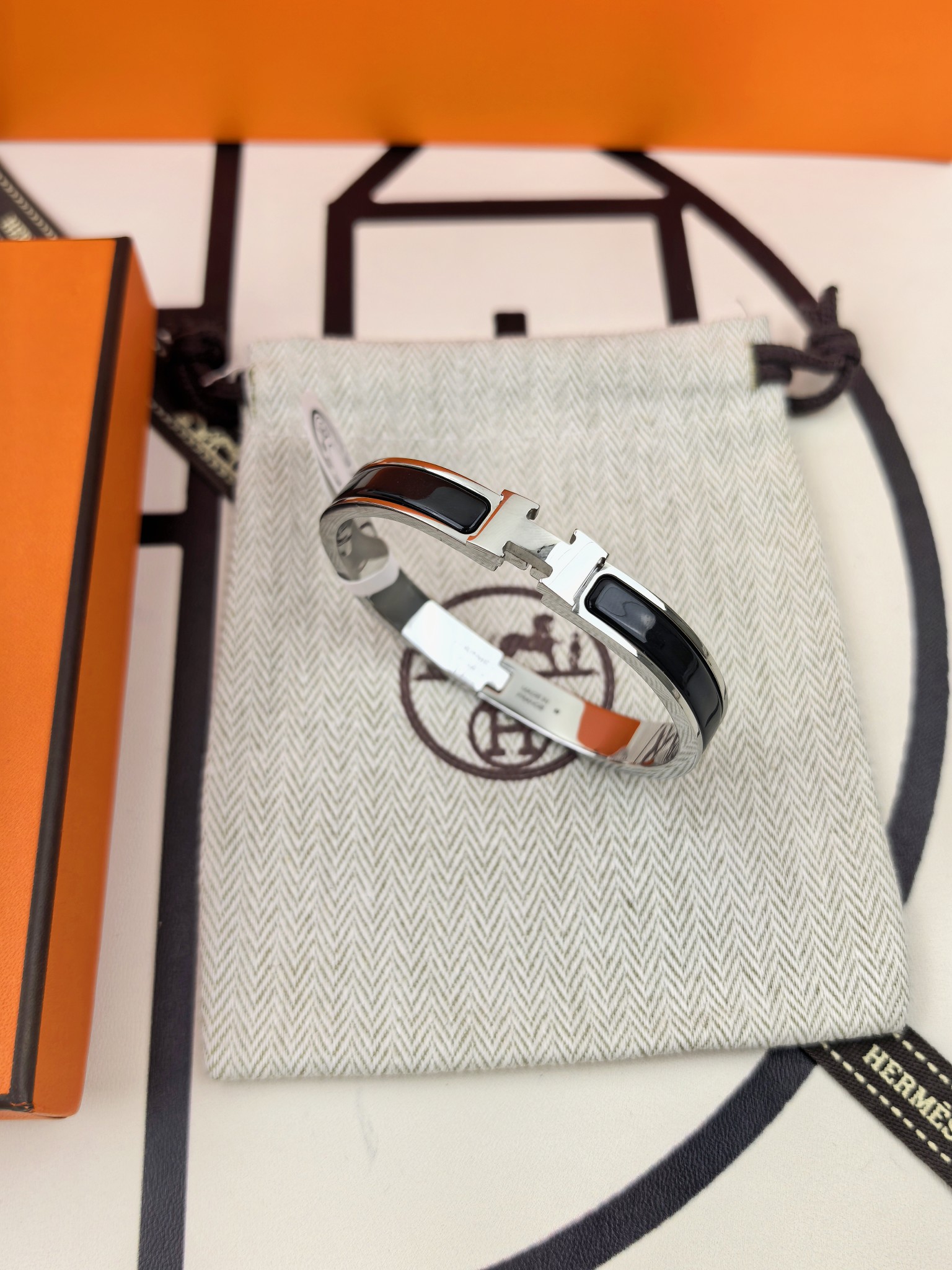 爱马仕 Hermès 高定典藏传世高定珠宝耳环项链戒指首饰 #D5651C52 3
