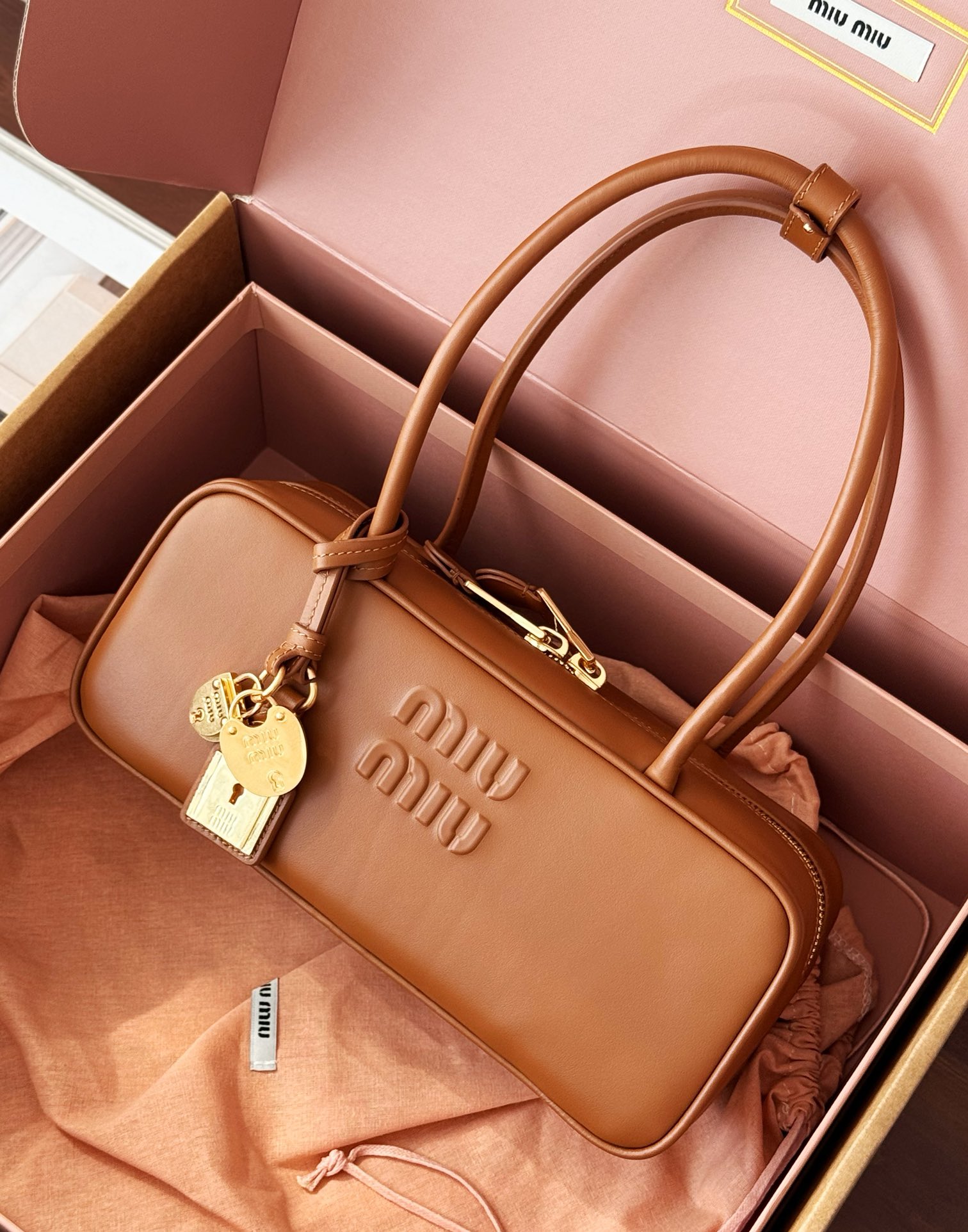 Miu Miu Cognac is a rare color!