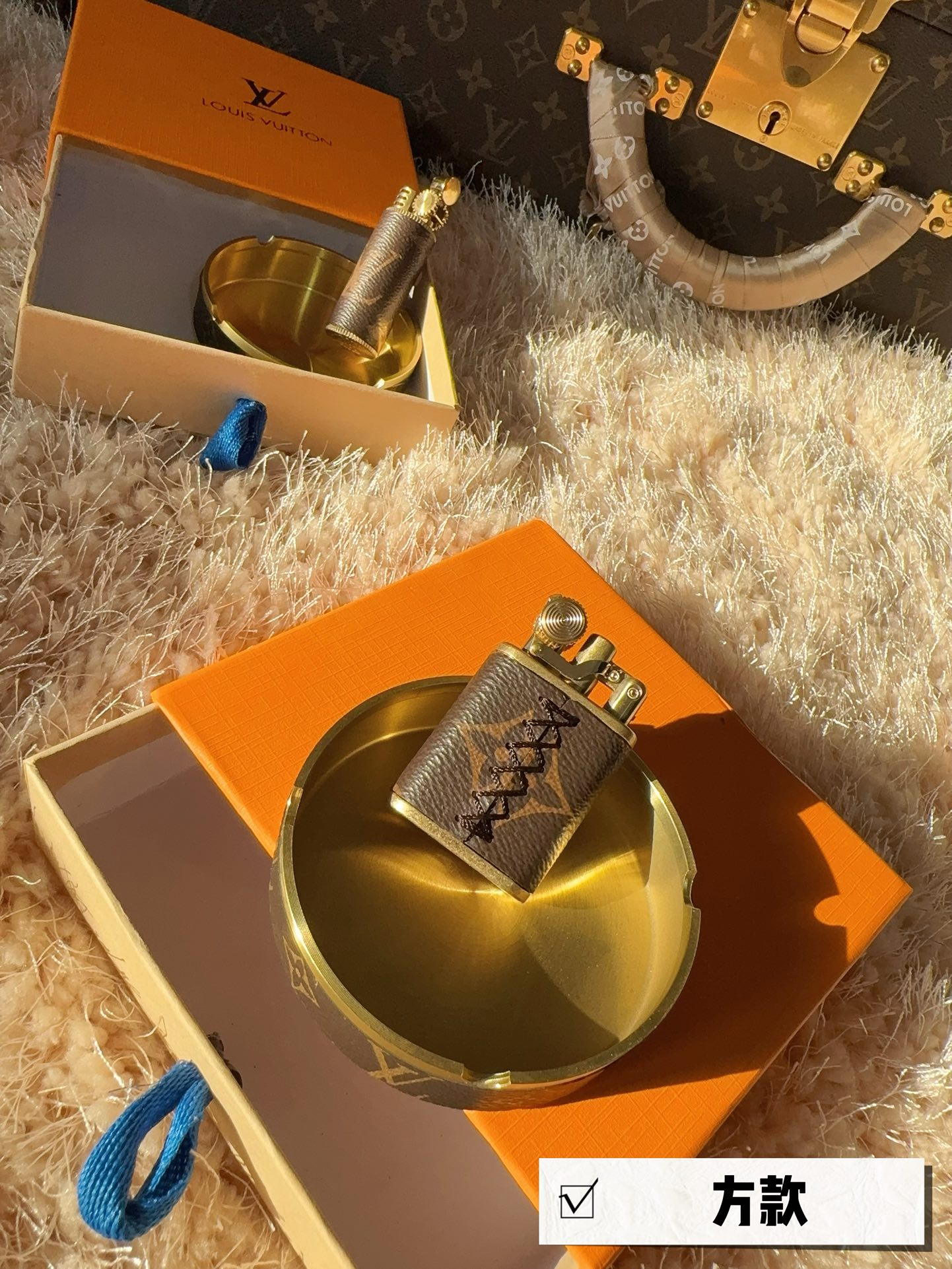 Louis Vuitton Ashtray and Lighter Set - Comprehensive 6