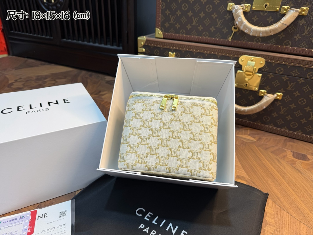 思琳 Celine 高定典藏经典高奢皮具手袋托特包斜挎包女包 #D44756A2 3