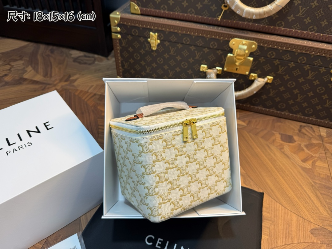 思琳 Celine 高定典藏经典高奢皮具手袋托特包斜挎包女包 #D44756A2 2