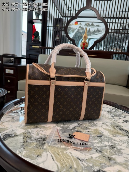 Louis Vuitton Monogram Canvas Pet Carrier Bag for Small Dogs and Cats