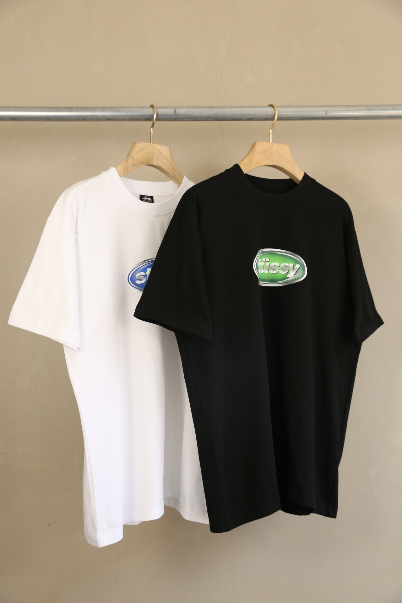 Stussy Printed Crew Neck T-Shirt Short Sleeve Casual Tee Tops For Men 3 a1711067065987 7667