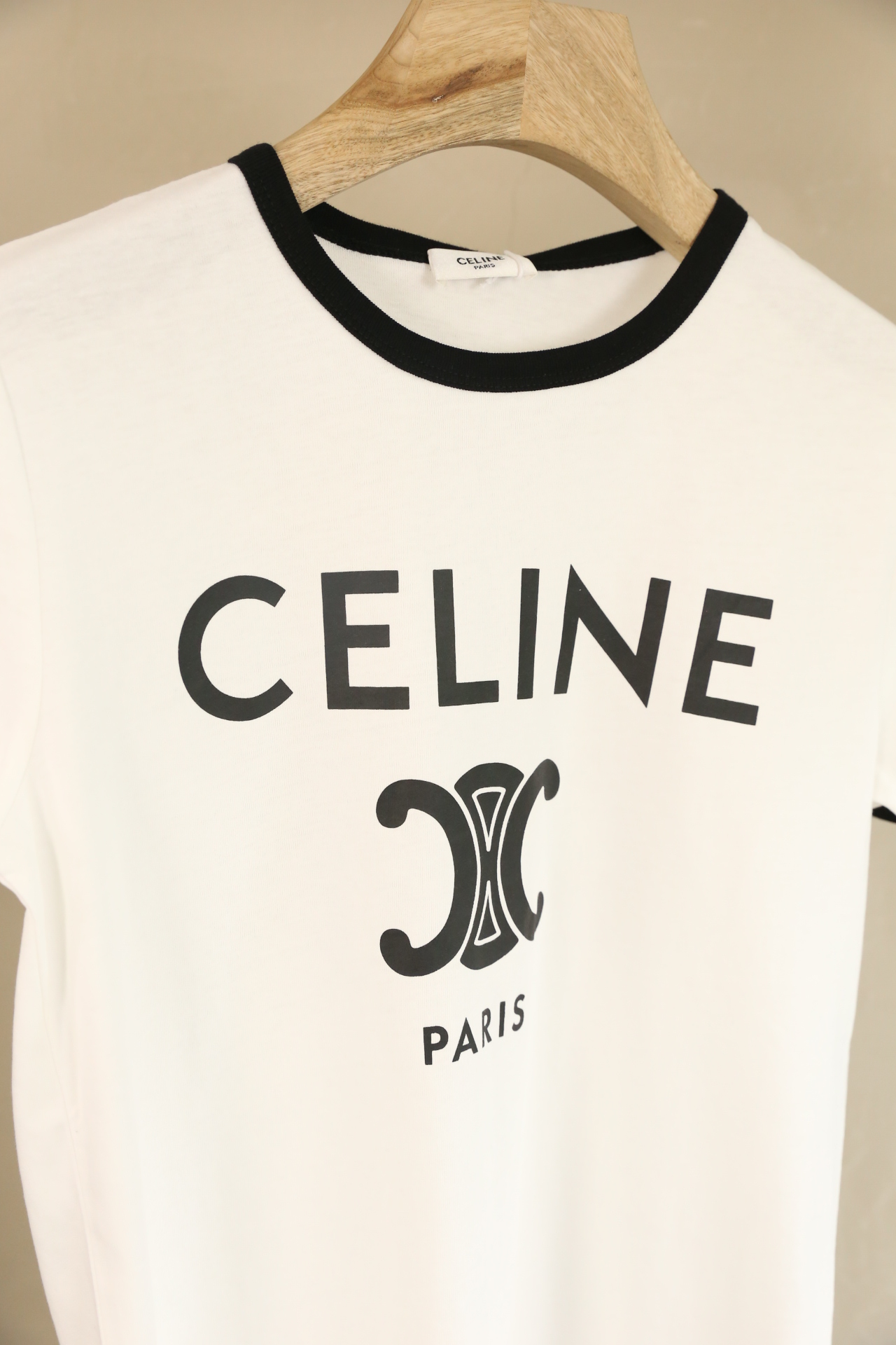 Celine Women's Chain Blason Crew Neck T-Shirt | Short Sleeve Tee Tops 7 a1714998145725 8131
