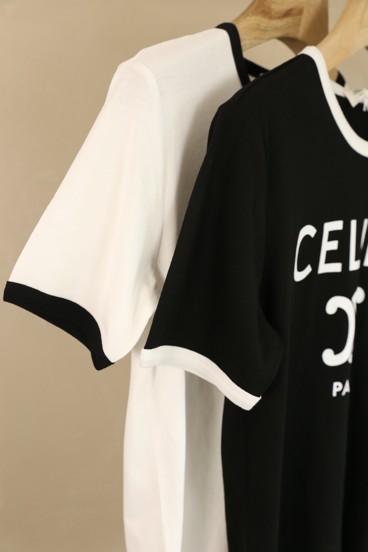 Celine Women's Chain Blason Crew Neck T-Shirt | Short Sleeve Tee Tops 5 a1714998145730 2651