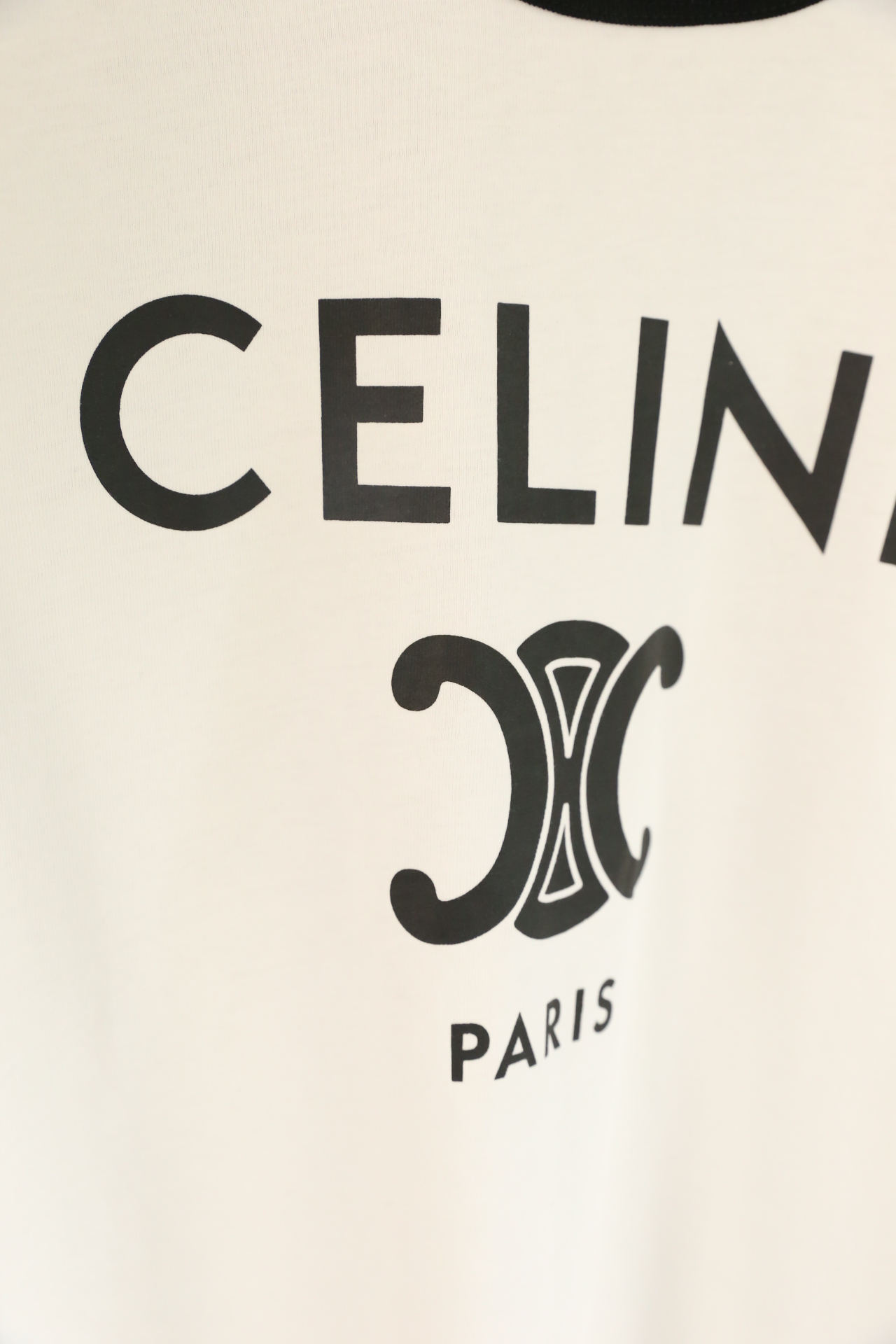 Celine Women's Chain Blason Crew Neck T-Shirt | Short Sleeve Tee Tops 8 a1714998147259 6702