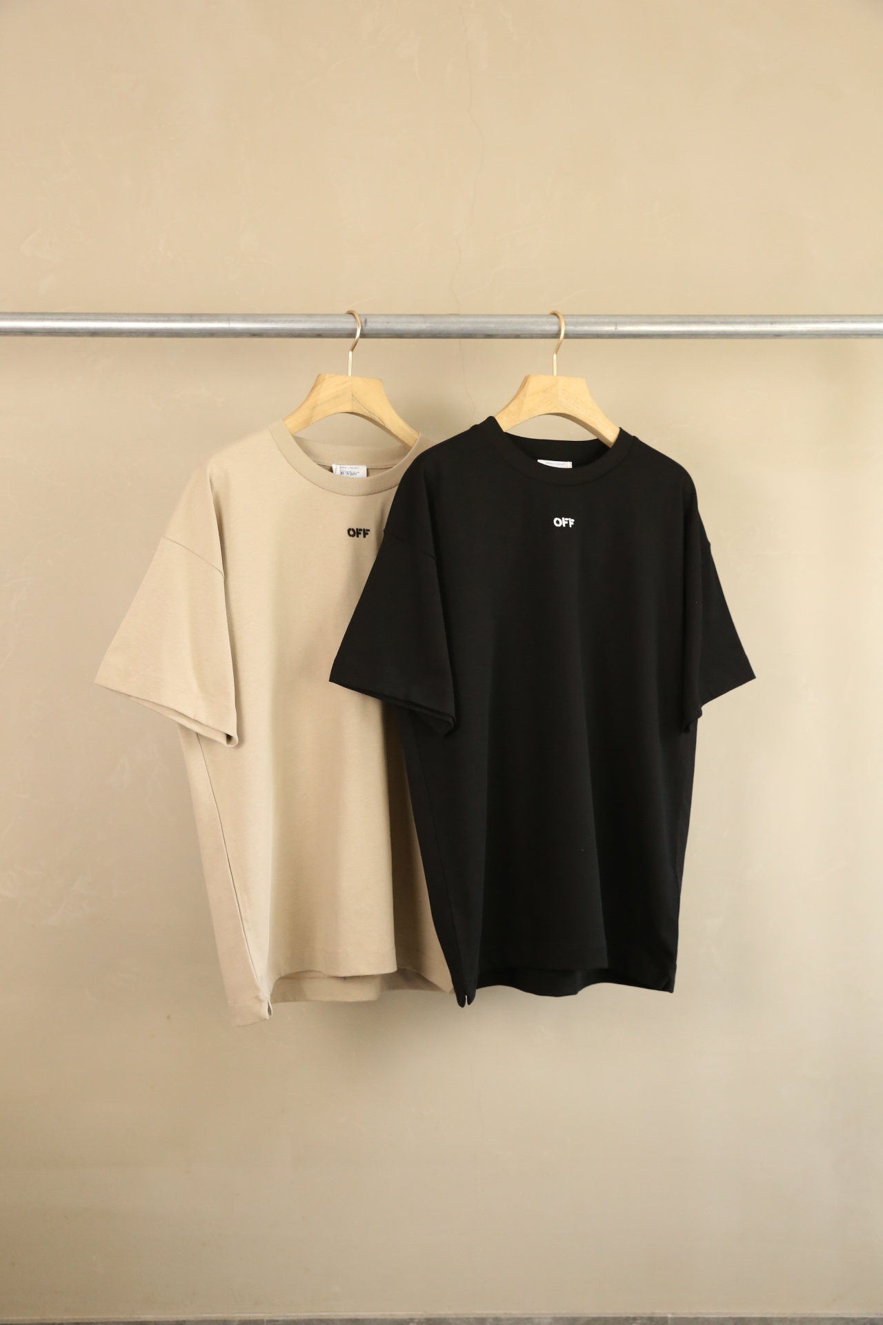 Off-White Crew Neck T-Shirt OW Printed Short Sleeve Top - S to XL 2 a1716532237764 4153