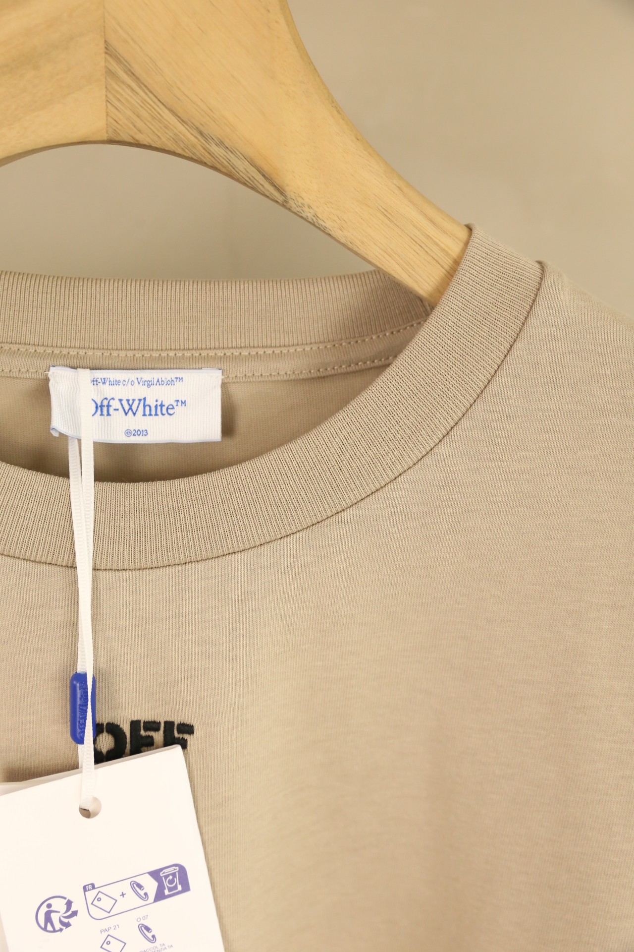 Off-White Crew Neck T-Shirt OW Printed Short Sleeve Top - S to XL 9 a1716532243411 1013