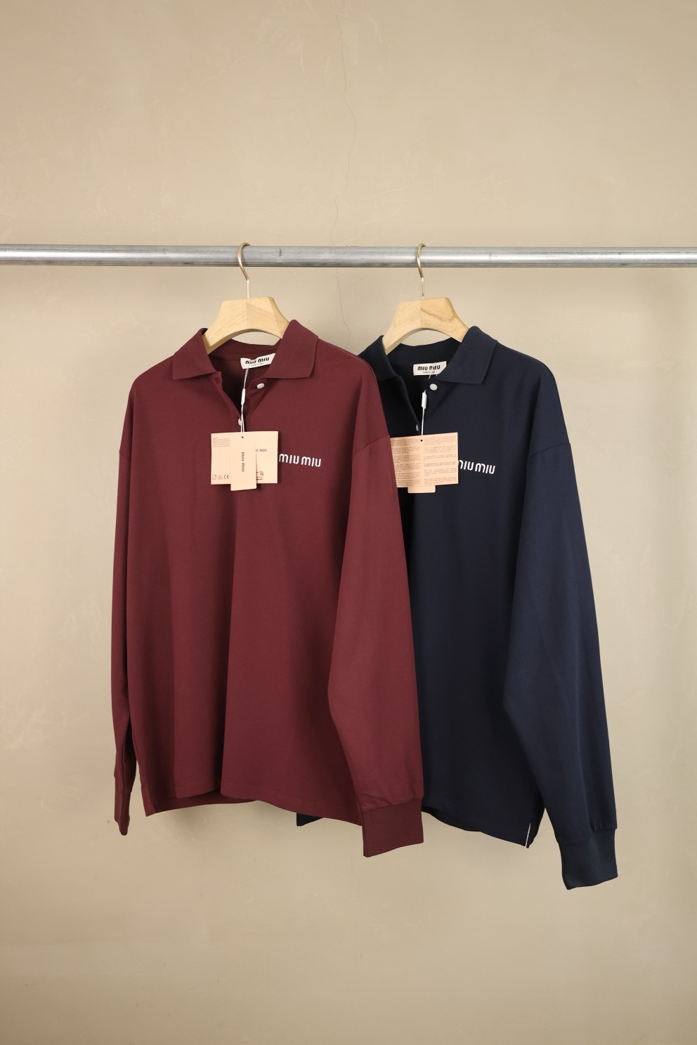 Miu Miu Long Sleeve Polo T-Shirt for Women, Casual Daily Wear, Size S-XL 2 a1724899995567 2213