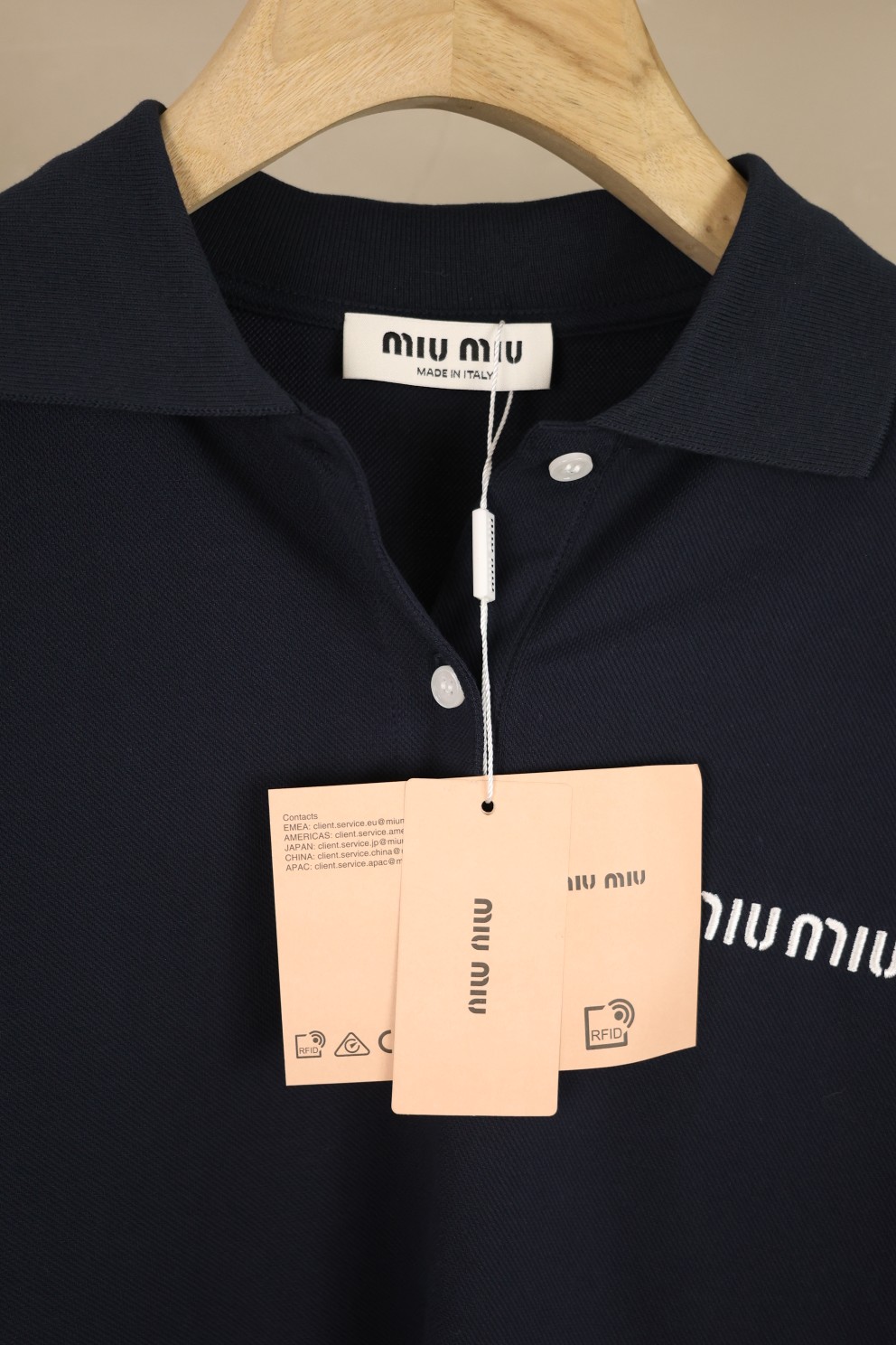 Miu Miu Long Sleeve Polo T-Shirt for Women, Casual Daily Wear, Size S-XL 9 a1724899995584 0816