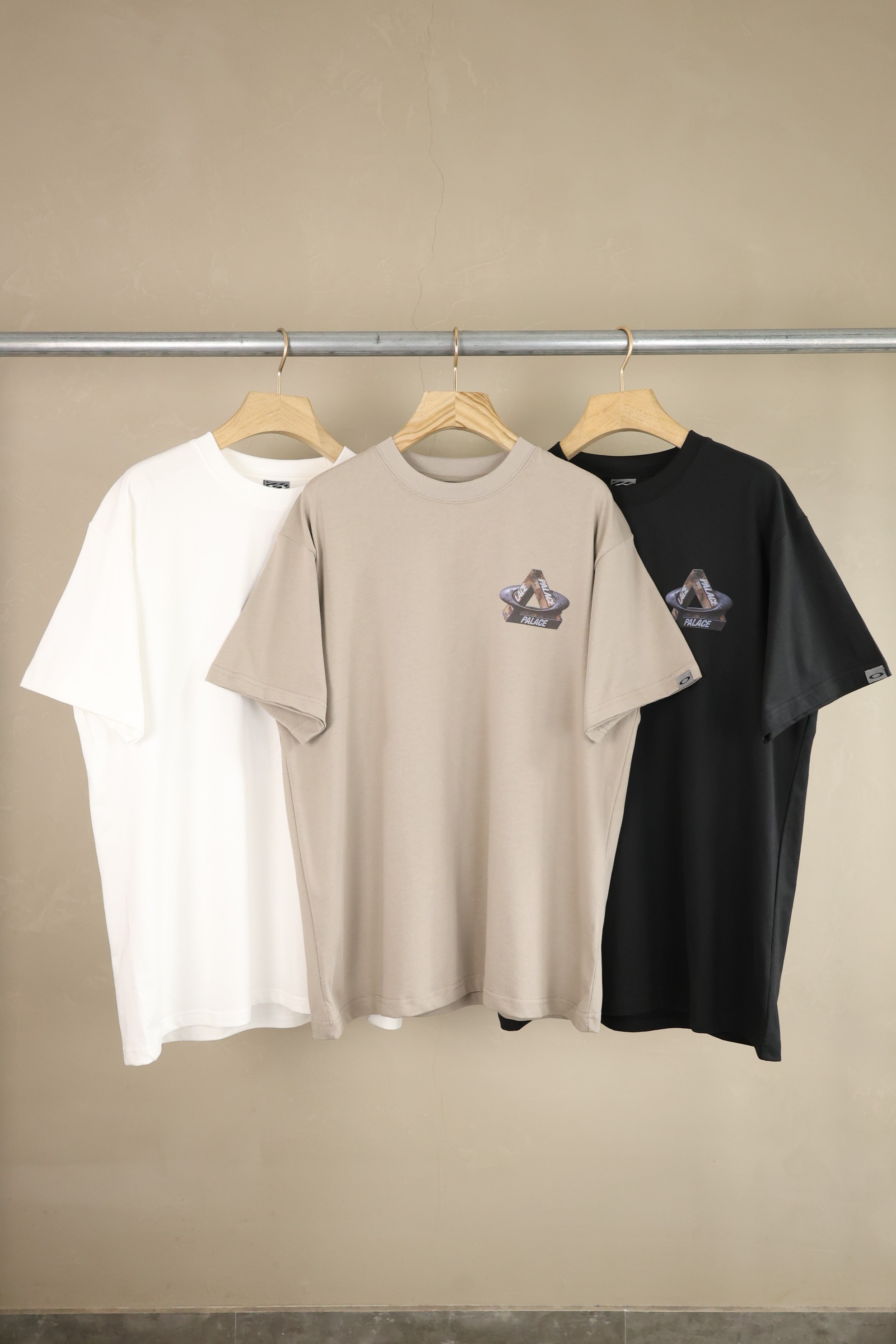 Palace Oakley Crew Neck Printed T-Shirts Tees, Stylish Short Sleeve Top 1 a1745400115693 0824