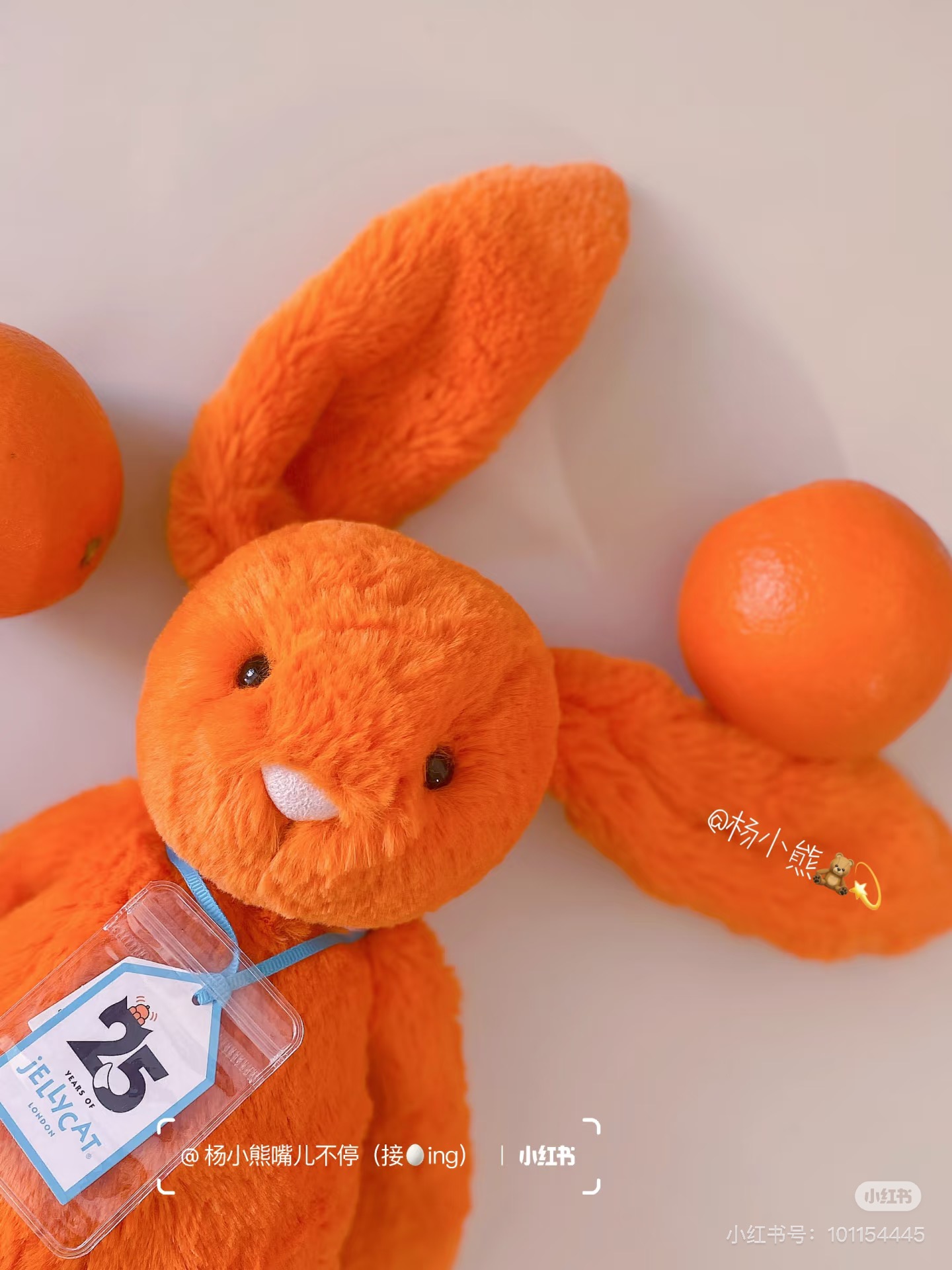 NO:809815,The 25th Anniversary Limited Edition Hermès Orange Bunny Rabbit is so colorful, I received a super fat baby!  !  , Jellycat doll trendy department store, hermes1986090925周年限定爱马仕橙邦尼兔颜色太绝了,收到了一只超胖的宝宝！！,Jellycat公仔潮品百货,hermes,accessory