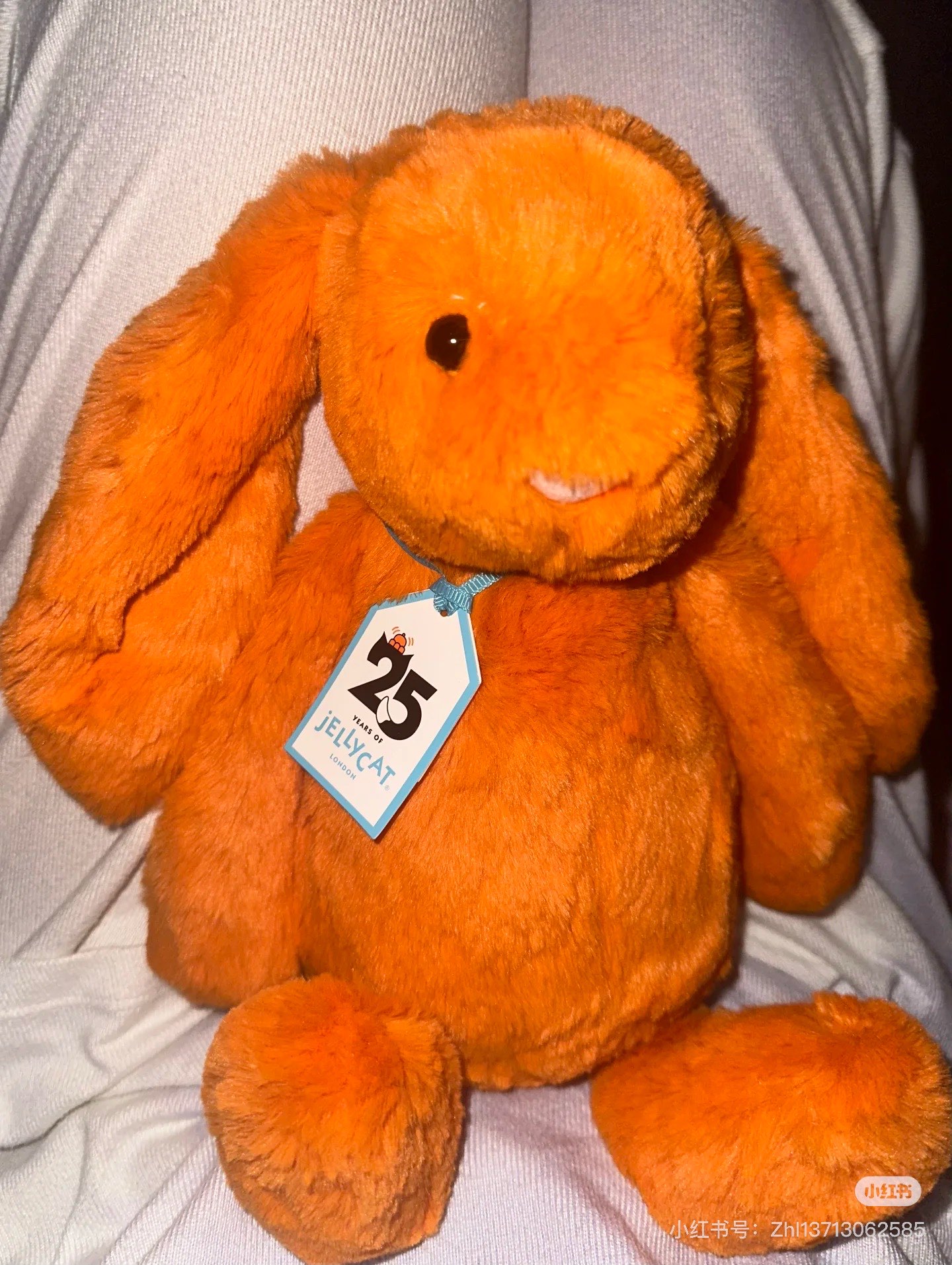 NO:809817,Who can say no to a fluffy orange bunny?  Just rua, all your worries are gone~, Jellycat dolls trendy department store19860909谁能拒绝一只毛茸茸的橘兔兔呢？rua一下,烦恼全跑啦～,Jellycat公仔潮品百货,accessory