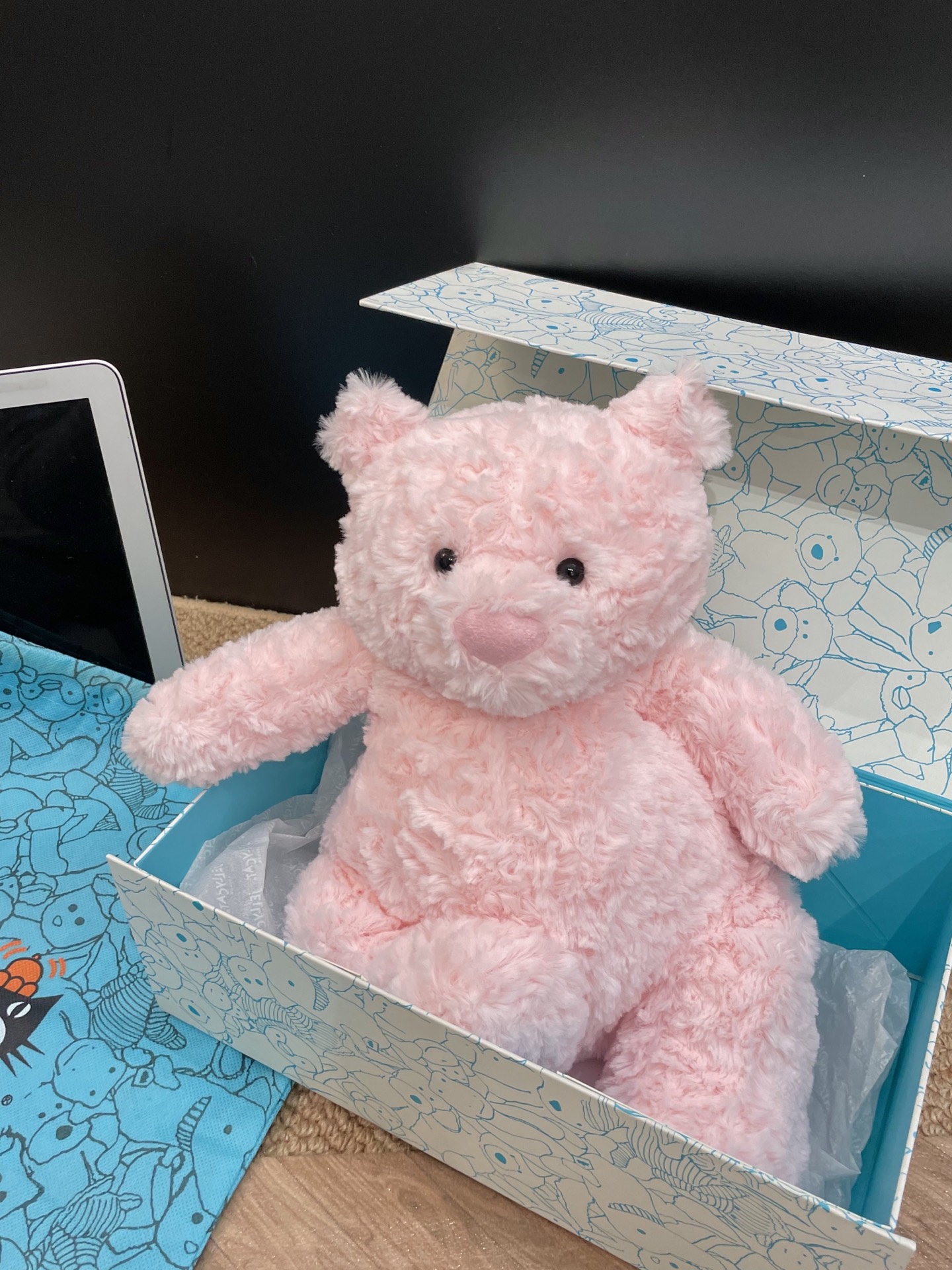 NO:810062,Imported polyester fiber filling!  It is a handmade product. Each one is hand-sewn and filled with velvet. There may be differences between individuals. There is no guarantee that they are the same!  But they are all kept at a full and three-dimensional scale, and they feel absolutely good when pinched!  , Jellycat doll trendy department store19860909进口聚酯纤维填充！属于手工制品,每一只都是人工缝制和充绒,个体之间可能有所差异,不存在一摸一样一说！但是都保持在饱满立体的尺度,捏起来的手感绝对好！,Jellycat公仔潮品百货,accessory