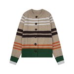 Ralph Lauren Clothing Cardigans Coats & Jackets Knit Sweater Brown Khaki Corduroy Knitting Fall/Winter Collection