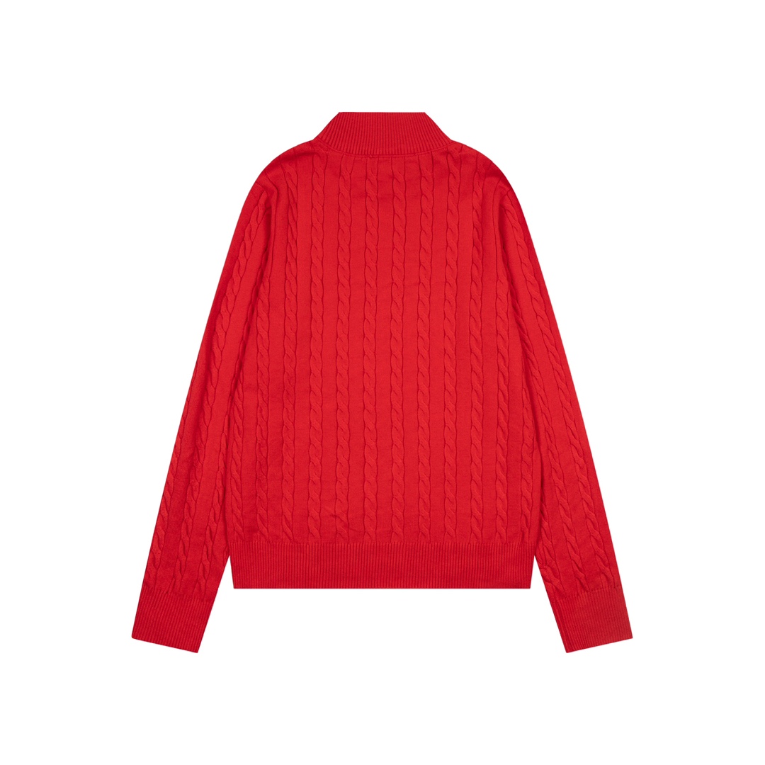 Ralph Lauren Laurent’s Classic Half-Lacer Sweater in Super White. - 图片 2