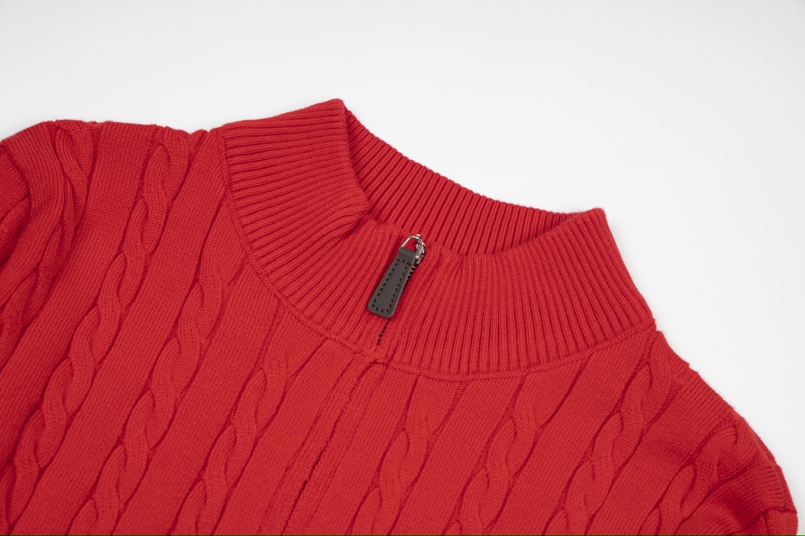 Ralph Lauren Laurent’s Classic Half-Lacer Sweater in Super White. - 图片 3