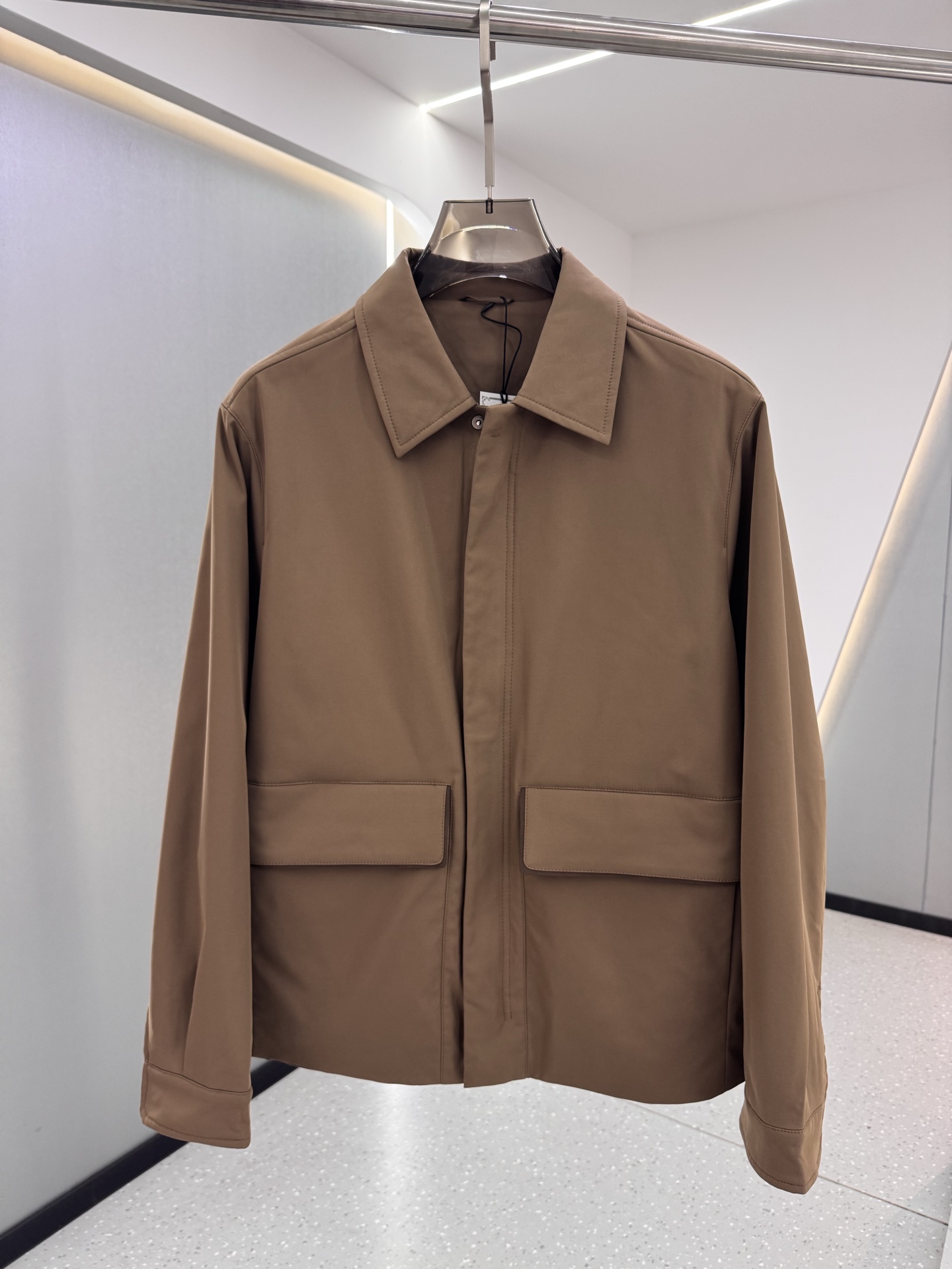Zegna 杰尼亚 翻领夹克外套2025ss早秋新款 杰尼亚翻领夹克外套。采用进口面料，穿上身非常舒适透