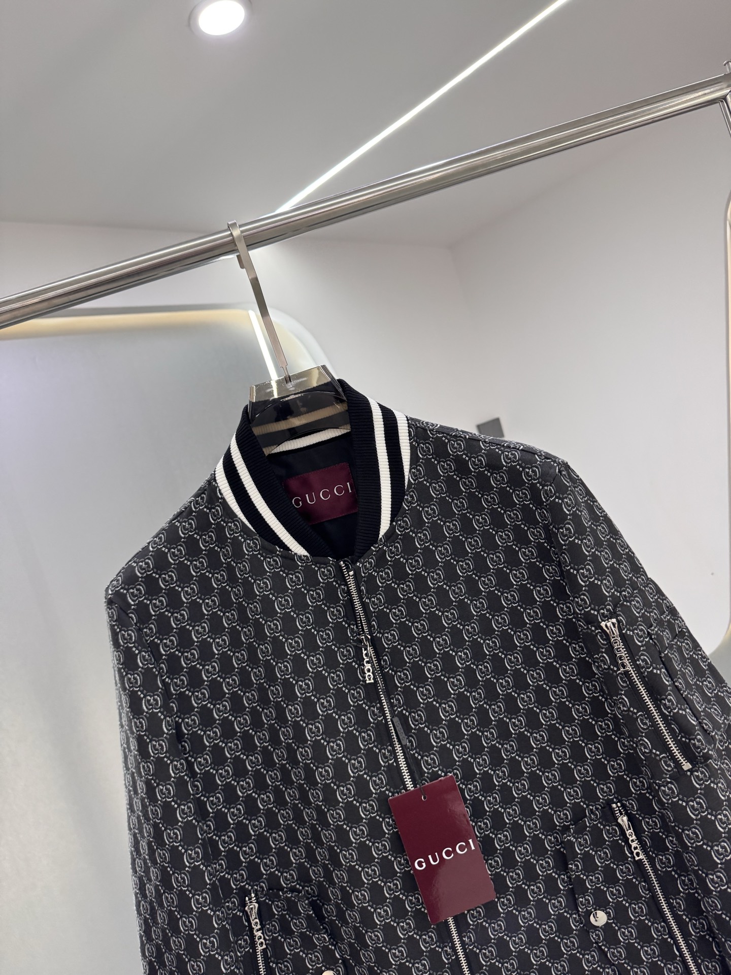 G家 官网同款，三标齐全！2025春夏新款男士夹克外套，时尚休闲高端版本！专柜定制面料 透气舒适度高，细