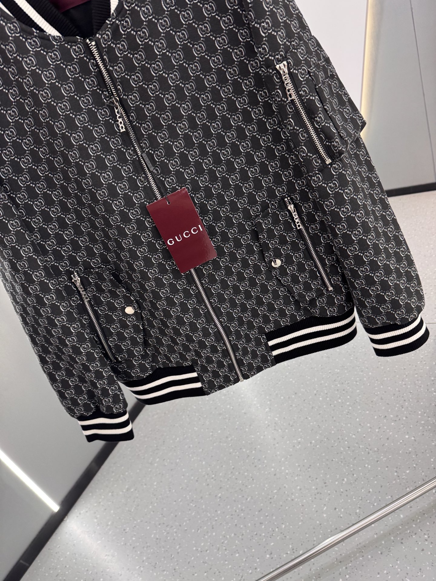 G家 官网同款，三标齐全！2025春夏新款男士夹克外套，时尚休闲高端版本！专柜定制面料 透气舒适度高，细