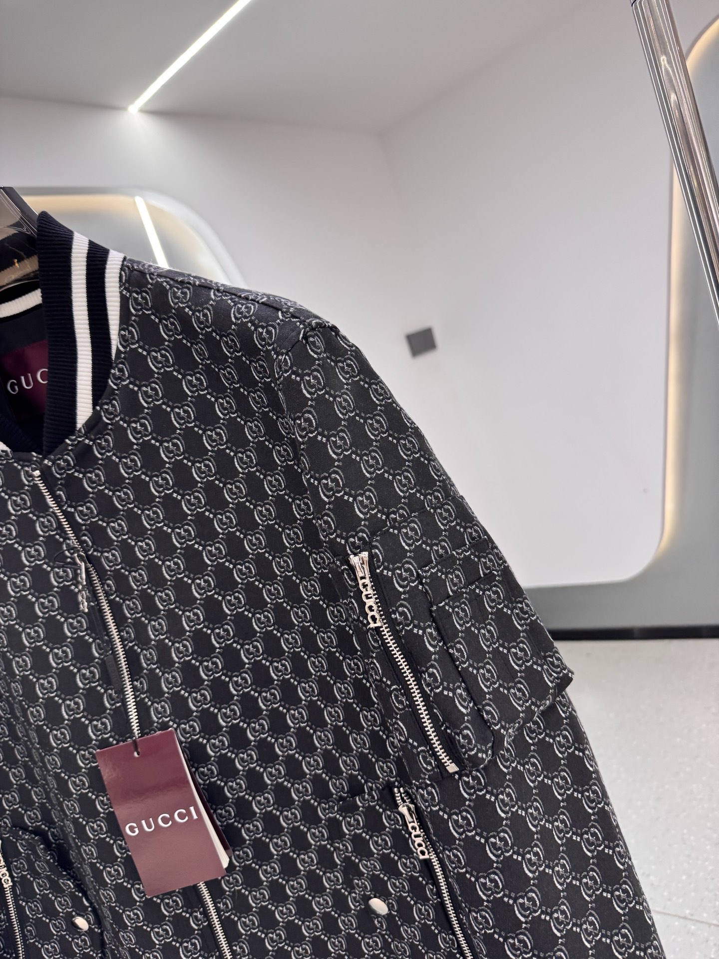 G家 官网同款，三标齐全！2025春夏新款男士夹克外套，时尚休闲高端版本！专柜定制面料 透气舒适度高，细