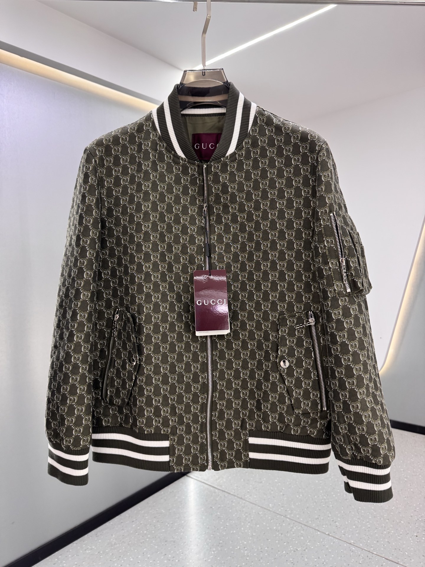 G家 官网同款，三标齐全！2025春夏新款男士夹克外套，时尚休闲高端版本！专柜定制面料 透气舒适度高，细