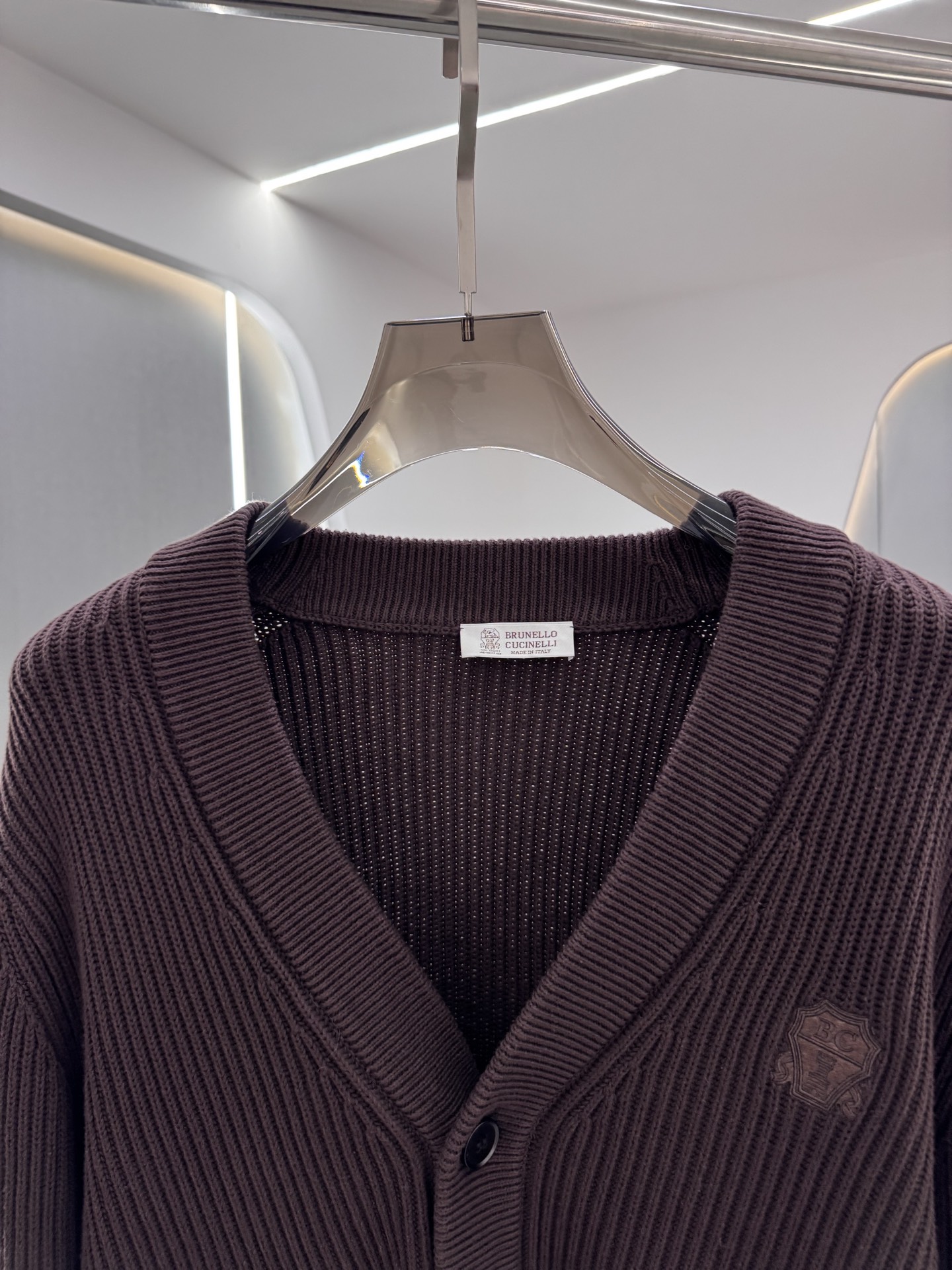 🔥BC 2024官网最新款秋冬14针高密提花针织开衫 甄选440克14针棉混纺材质 既有棉的质感软糯亲肤