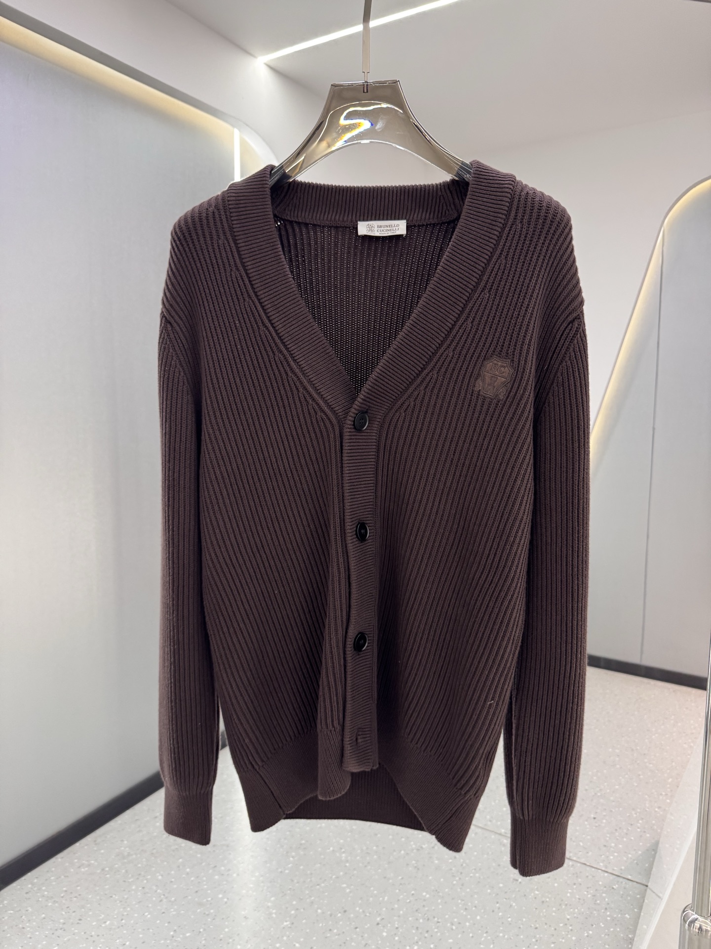 🔥BC 2024官网最新款秋冬14针高密提花针织开衫 甄选440克14针棉混纺材质 既有棉的质感软糯亲肤