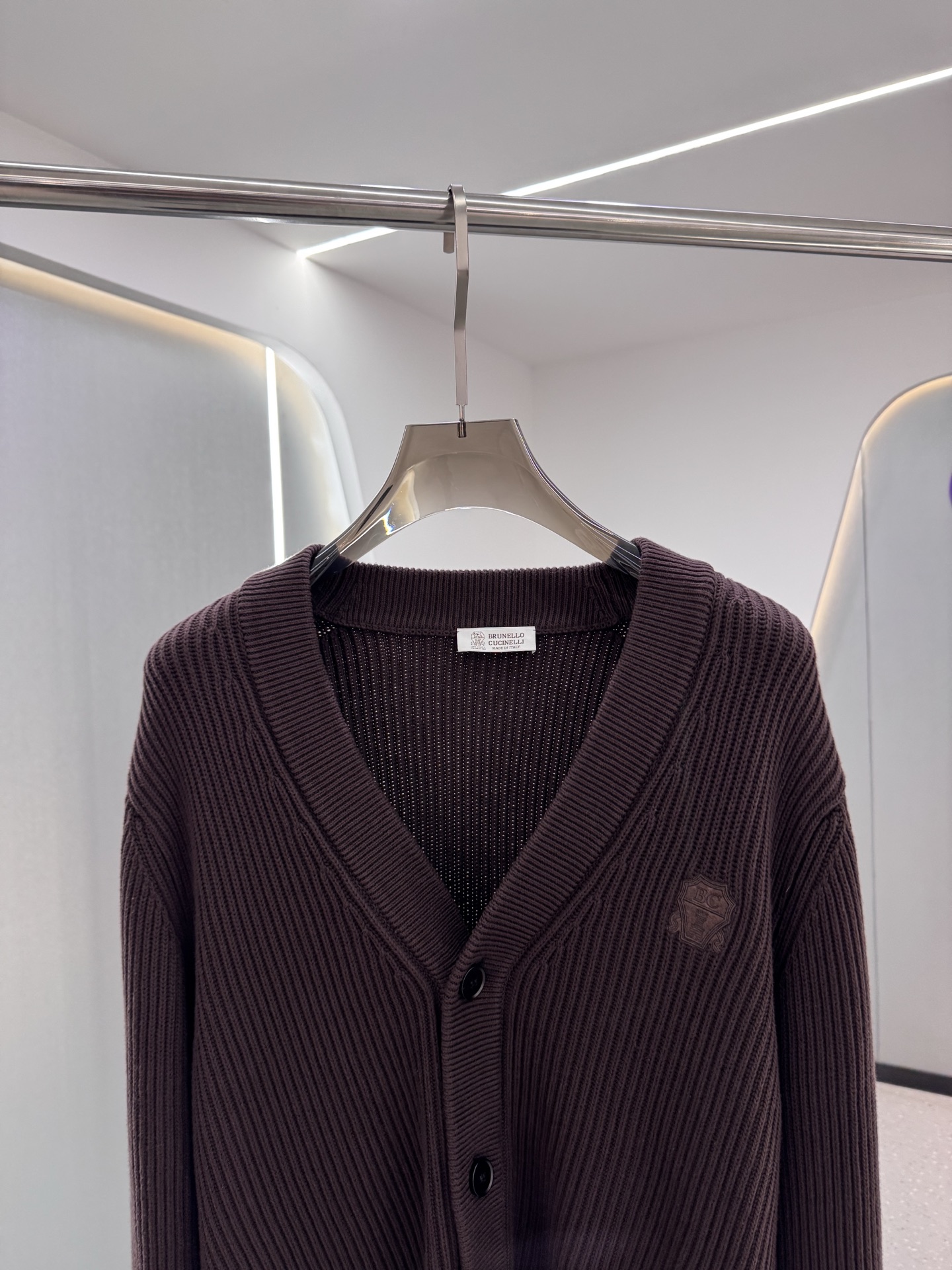 🔥BC 2024官网最新款秋冬14针高密提花针织开衫 甄选440克14针棉混纺材质 既有棉的质感软糯亲肤