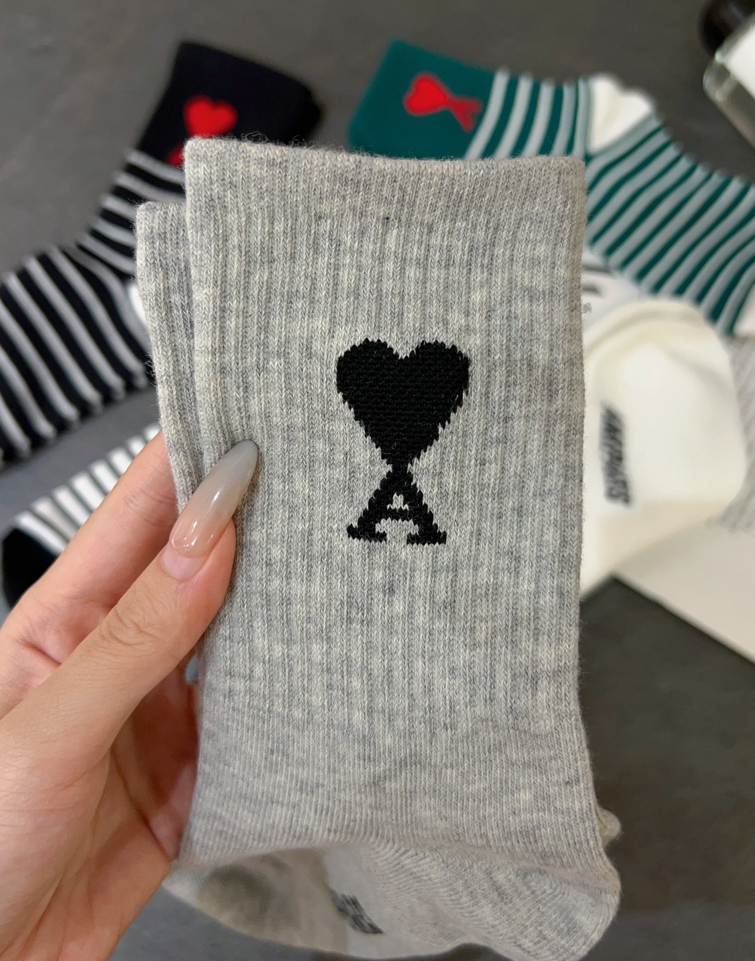 Designed with a classic mid-calf silhouette, these socks feature an - Comprehensive 5
