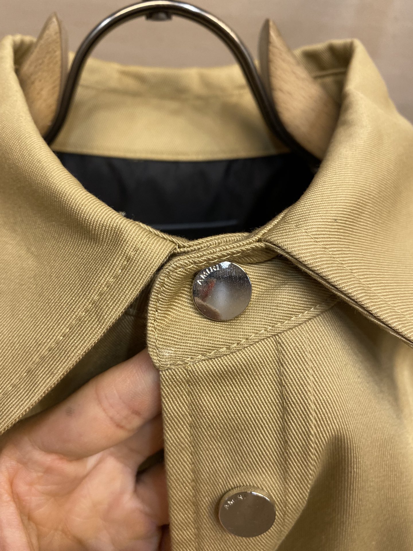Amiri24ss Summer Shirt: Tweeded Cotton, Machine Embroidery, Hardware Spares | Black, Khaki, Sizes S-L - 图片 7
