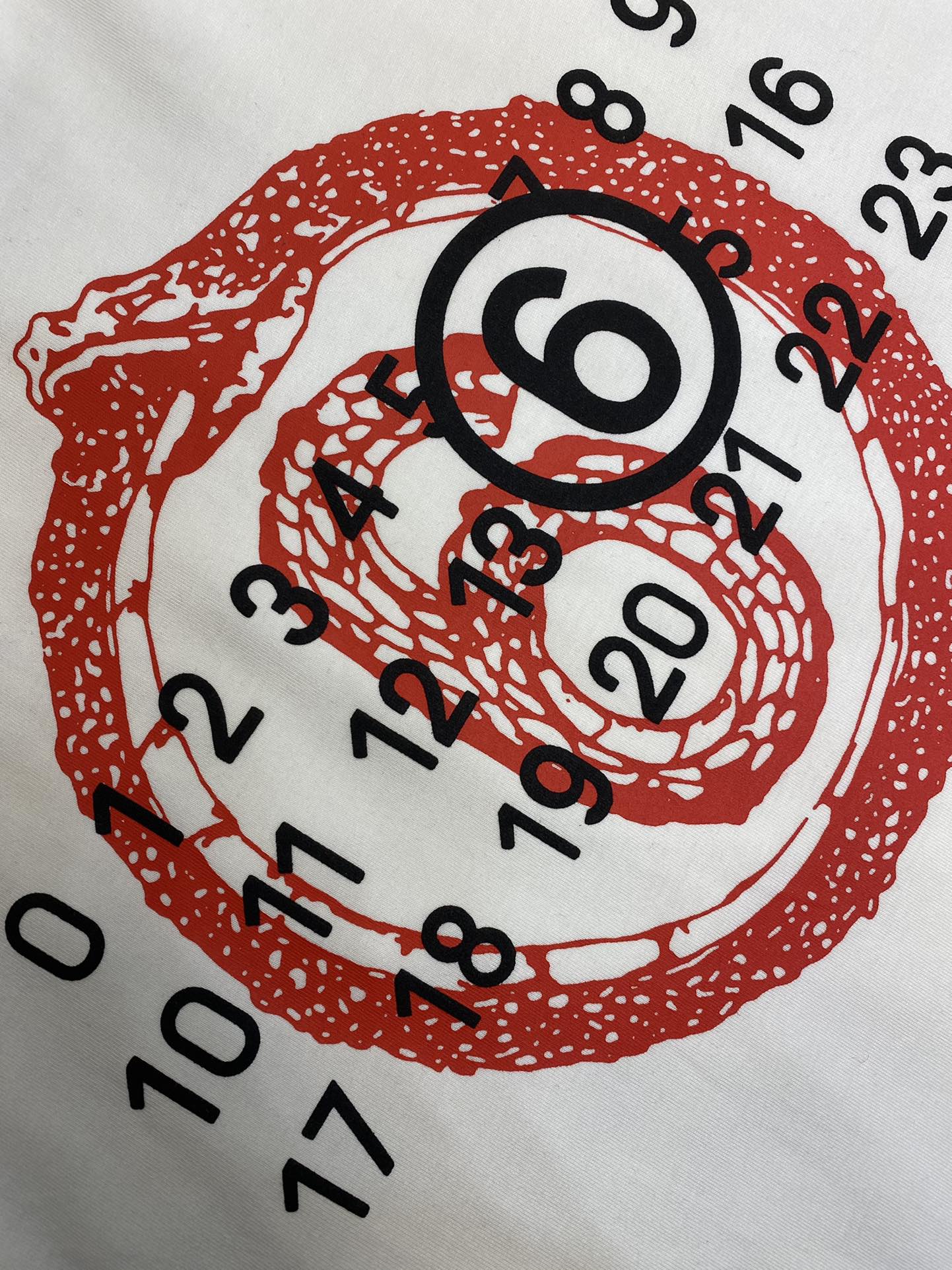 Maison Margiela Viper’s New Year’s T-shirt: Comfortable Cotton Relaxing Top, Size S-XL - 图片 5