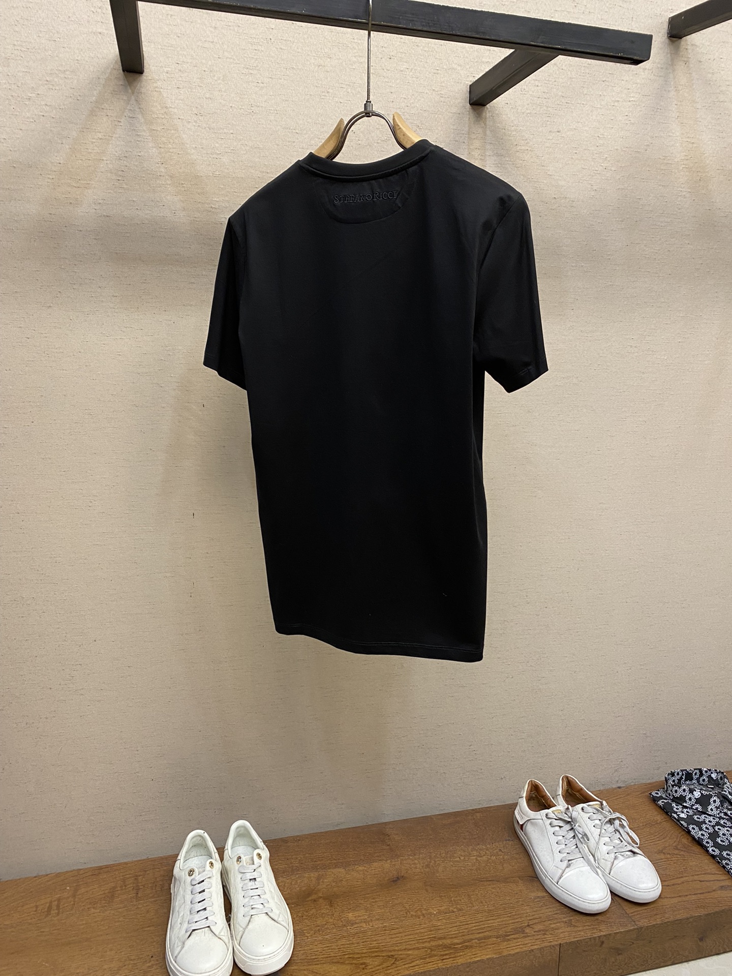 Stefano Ricci Embroidered Eagle Logo Crewneck Short Sleeve T-Shirt 3 i1736585106 9636 0