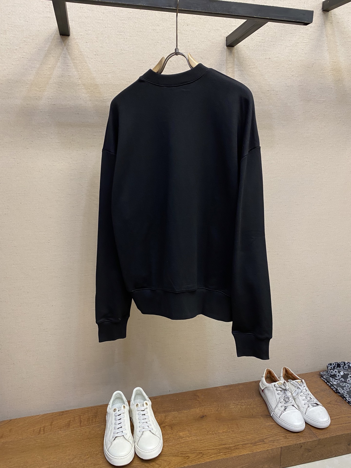 Palm Angels Round-Logo Cotton T-Shirt with Custom Hair-Crunches Printing - 图片 2