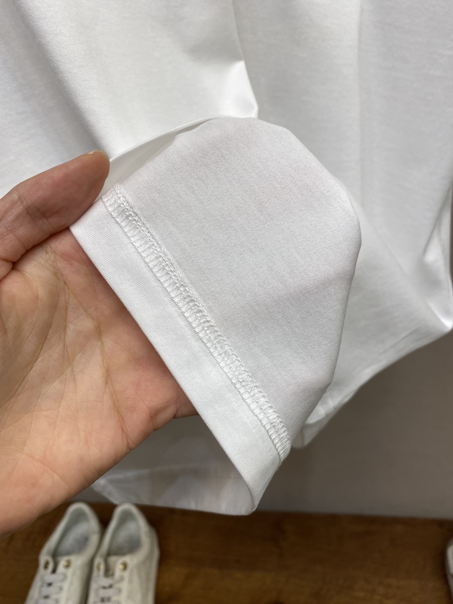 Luxury Pure Cotton T-Shirts with Short Sleeves in English Style, Sizes S-XL - 图片 7
